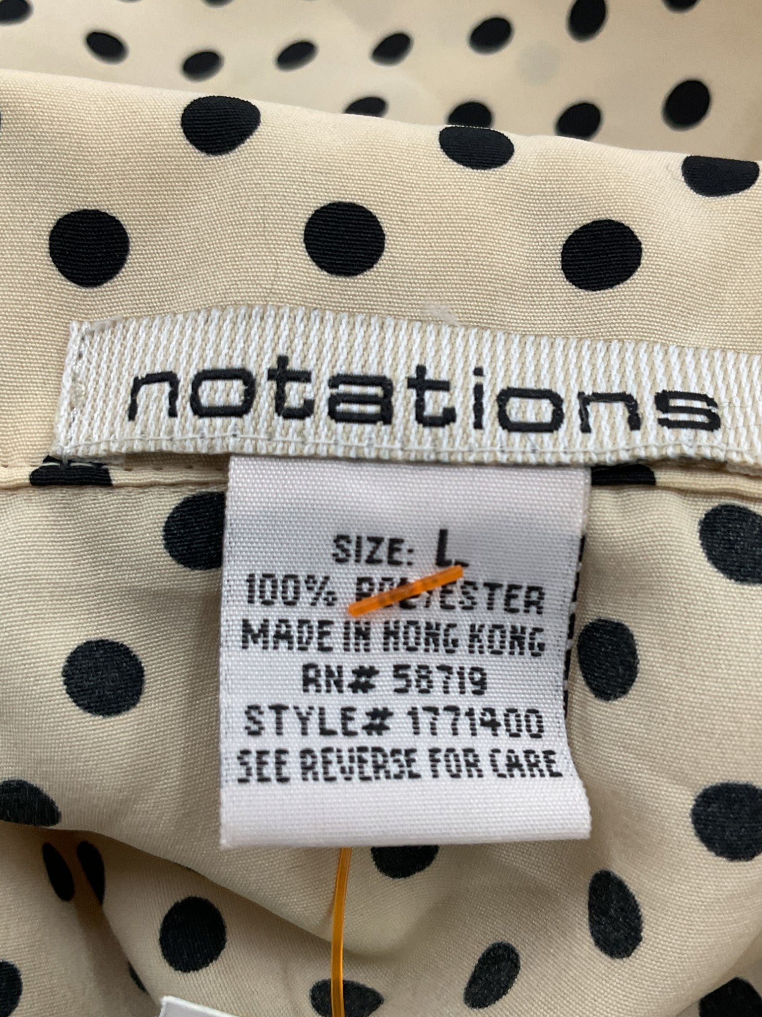 Blusa L (notations)