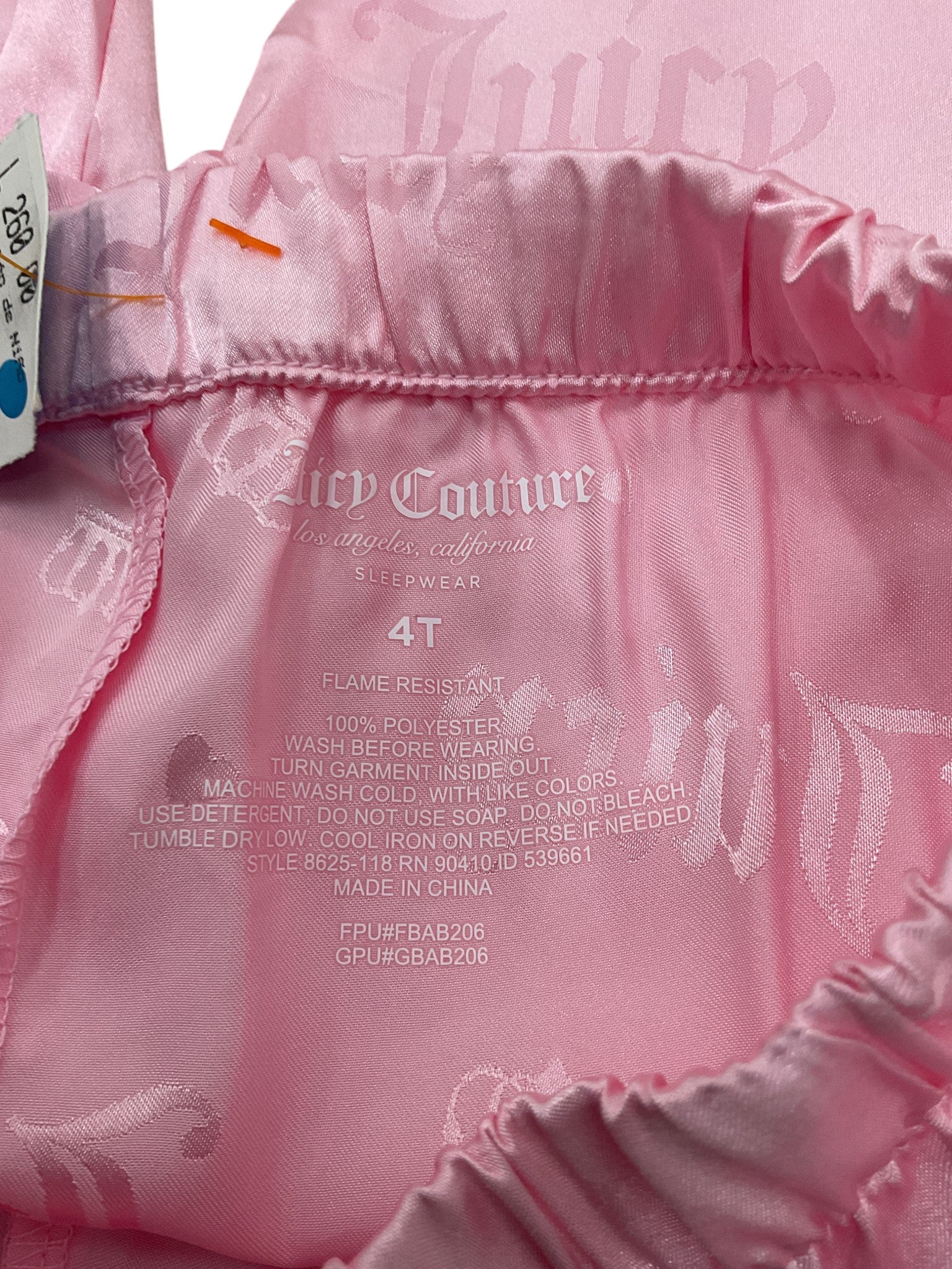 Pantalón niña 4T (Juicy Couture)