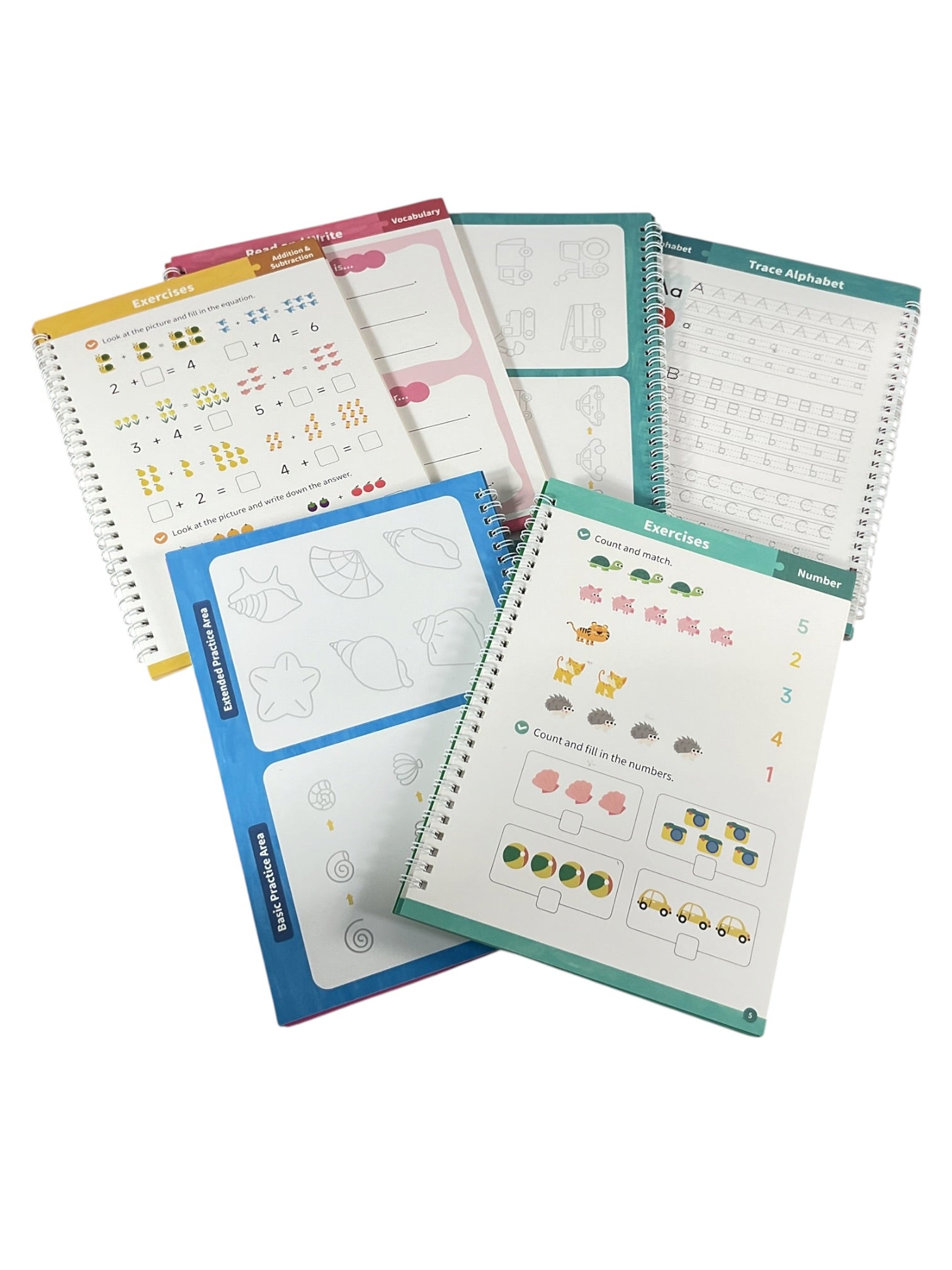 Set de cuadernos didácticos reutilizables