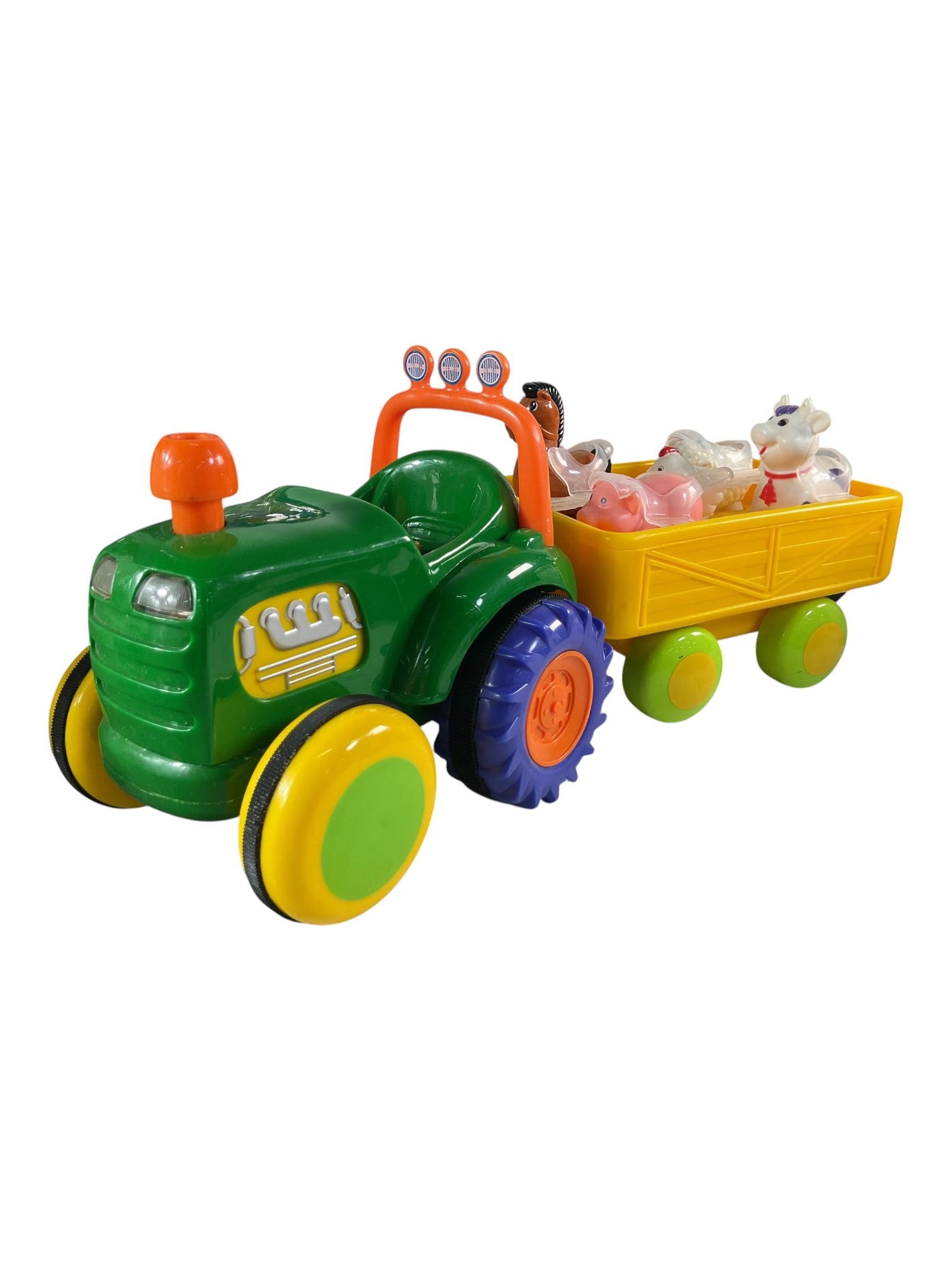Tractor con animales