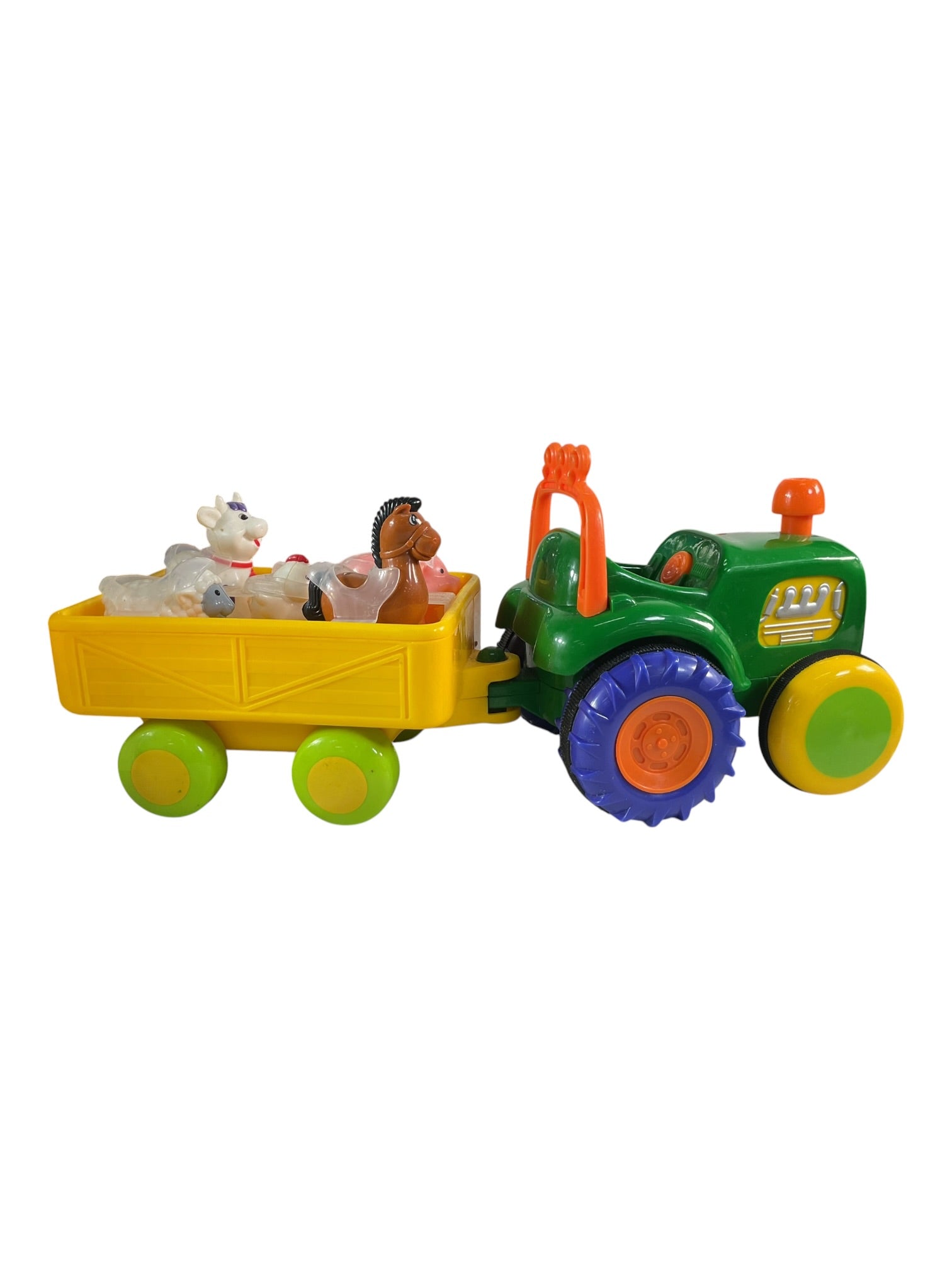 Tractor con animales