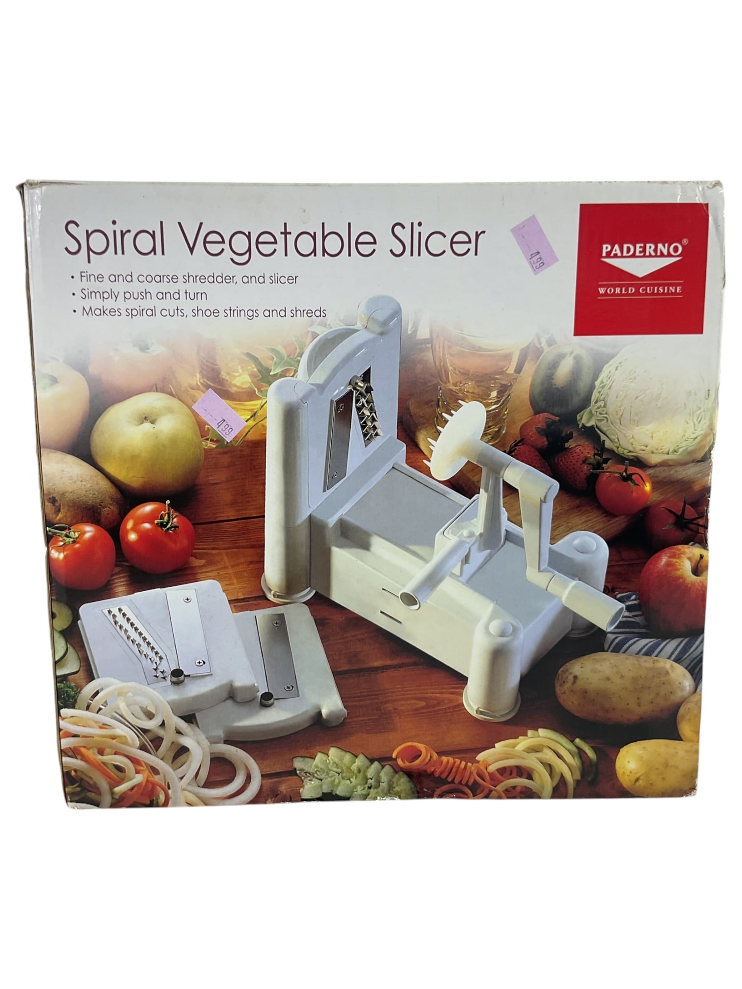 Espiralizador de vegetales (PADERNO)