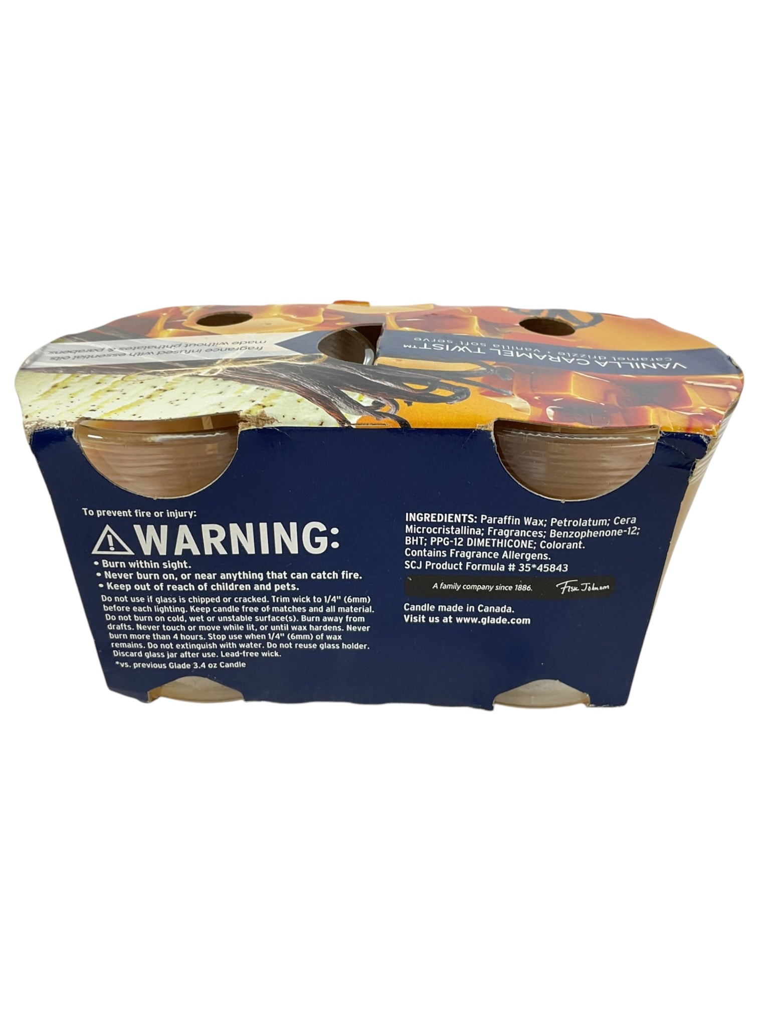 Set de velas aromáticas (Glade)