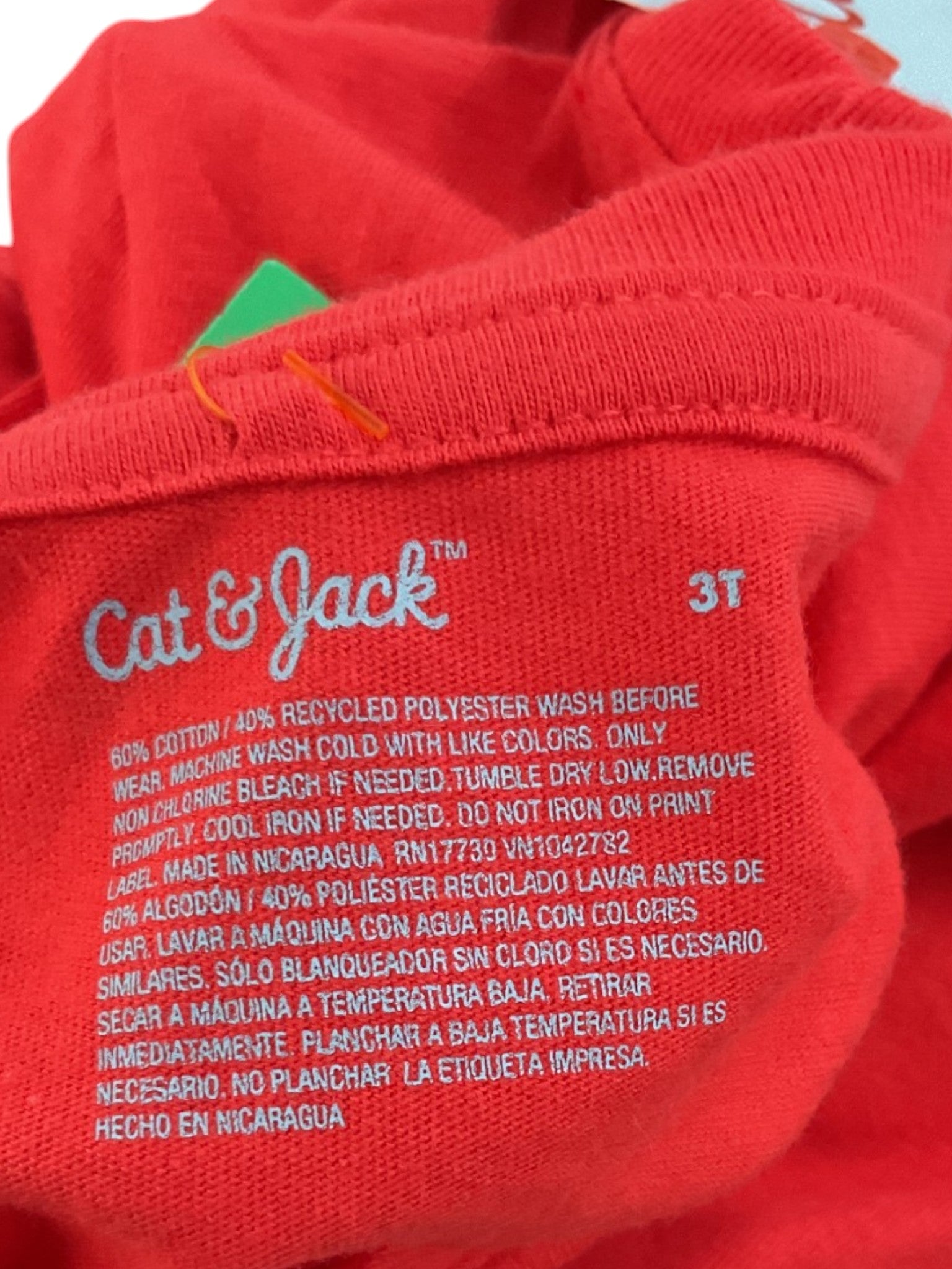 Camisa niño 3T (Cat & Jack)