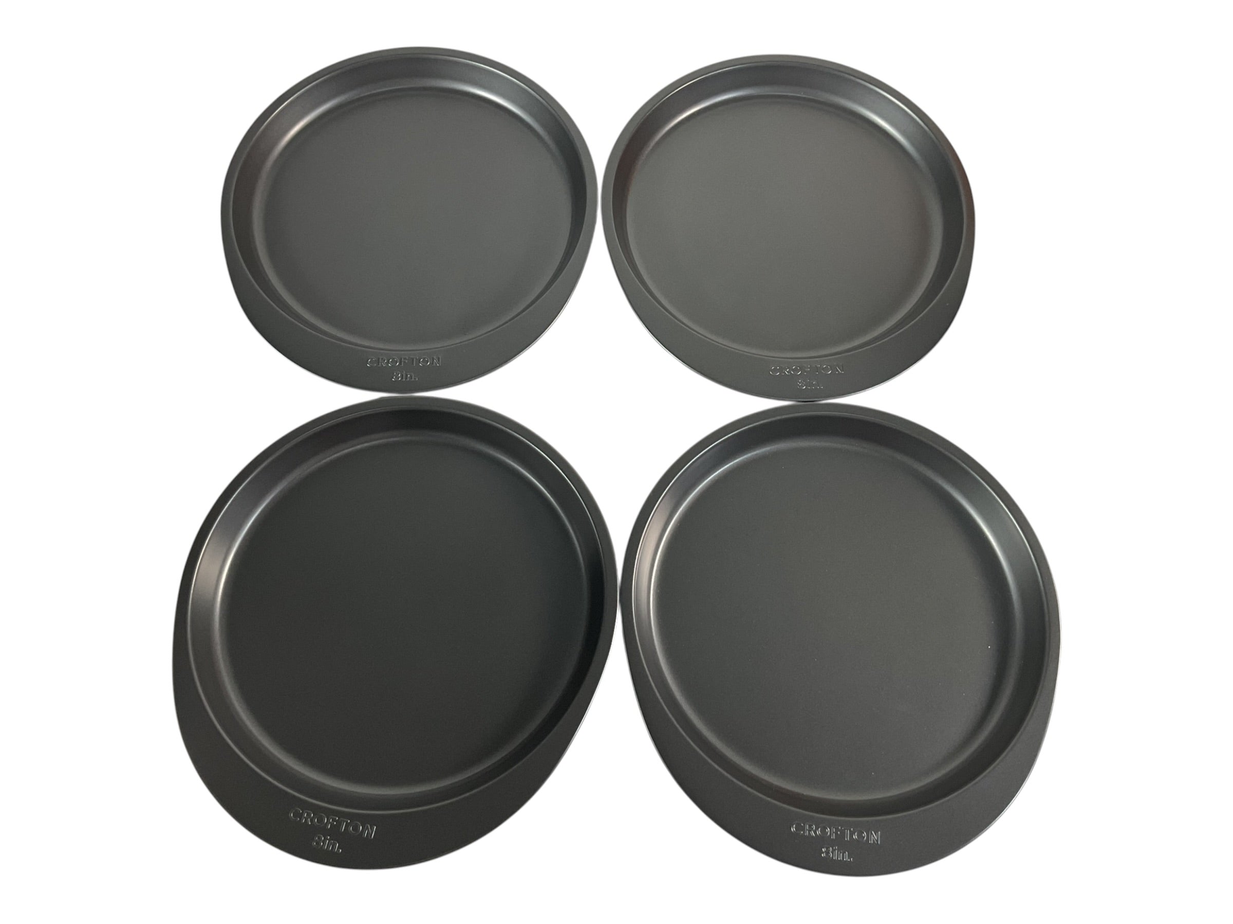 Set 4 moldes redondos CROFTON - vista lateral apilados