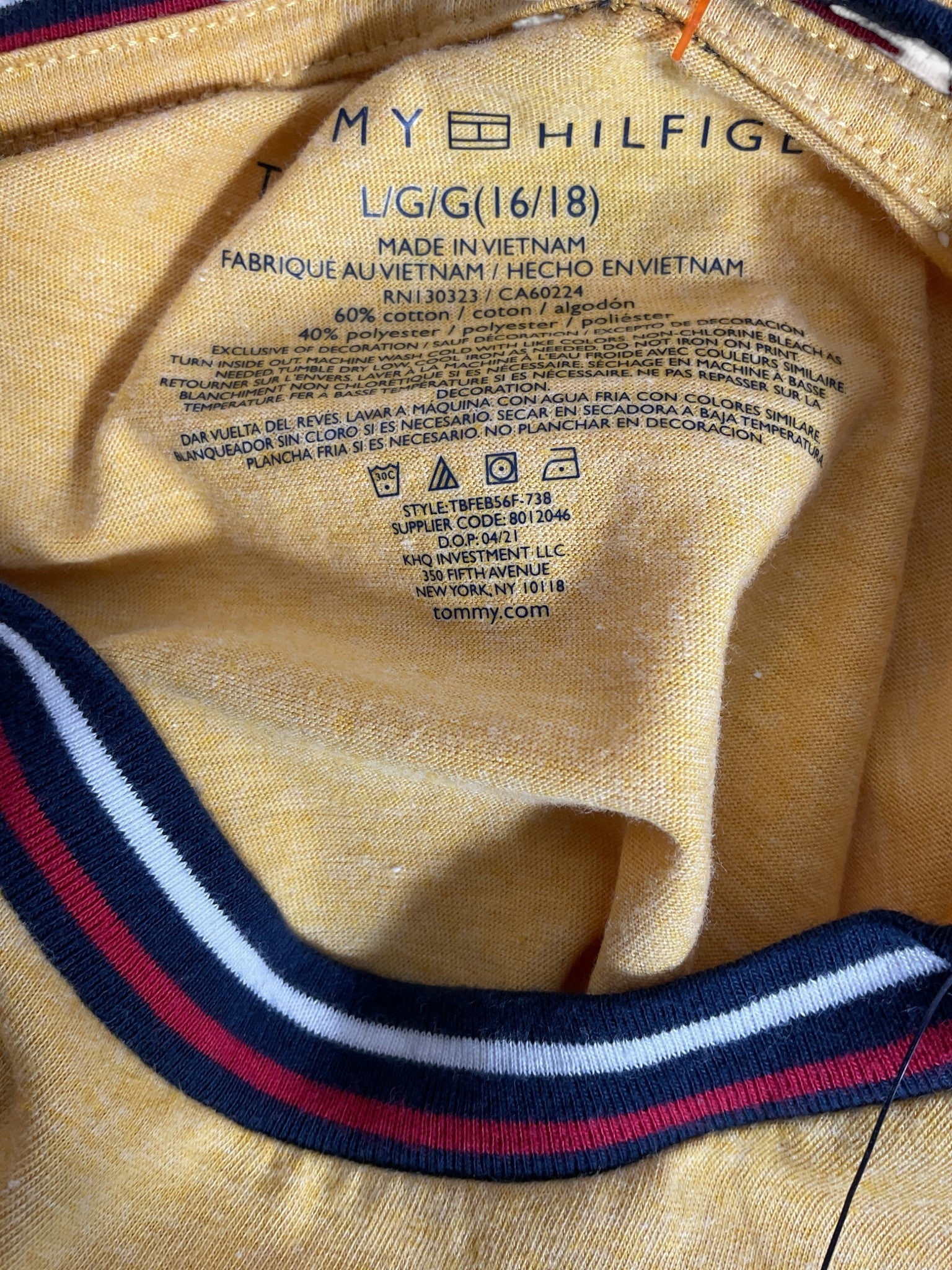 Camisa niño L (Tommy Hilfiger)