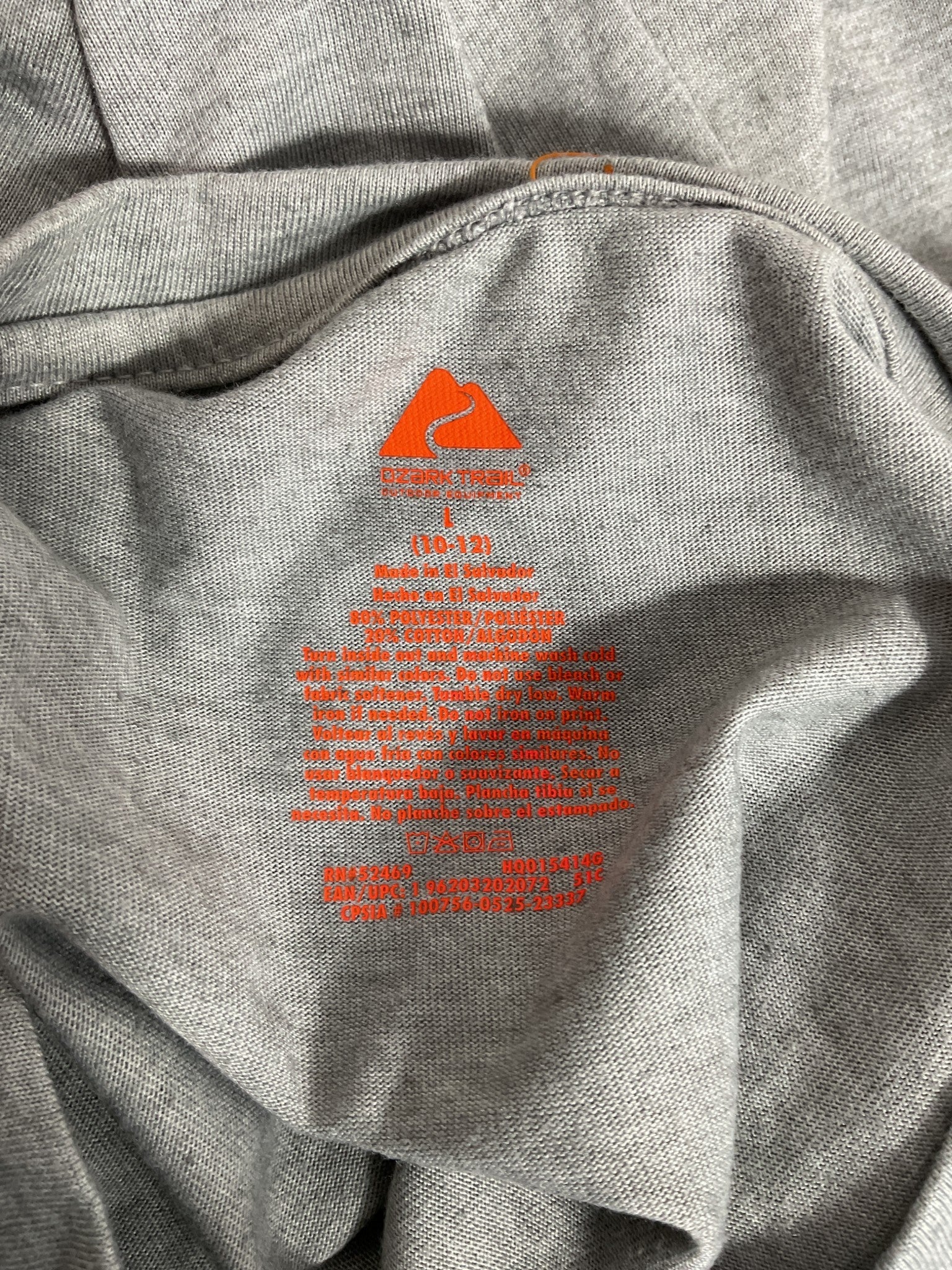Camisa niño L (Ozark Trail)