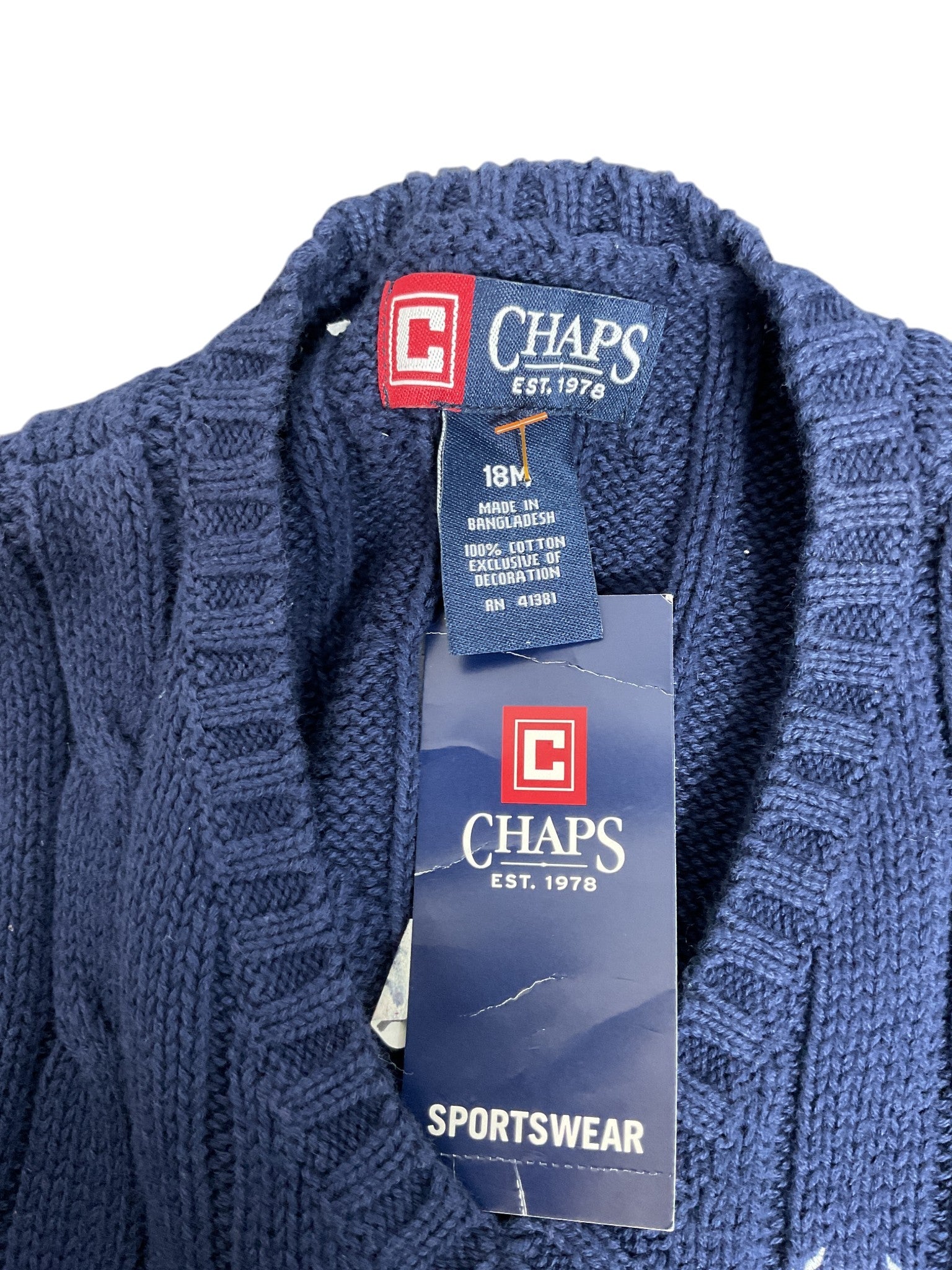 Chaleco niño 18M (CHAPS)