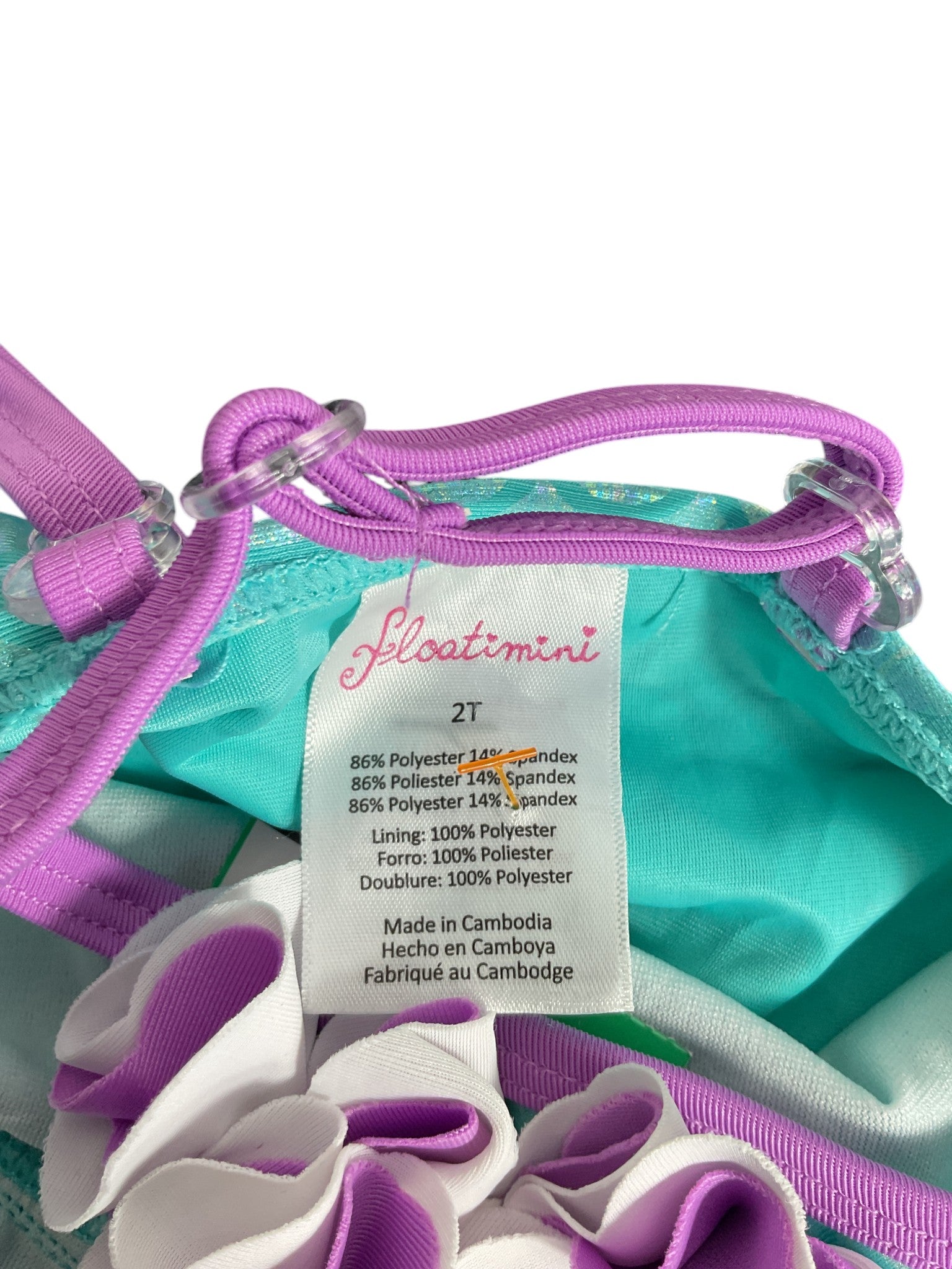 Traje de Baño niña 2T