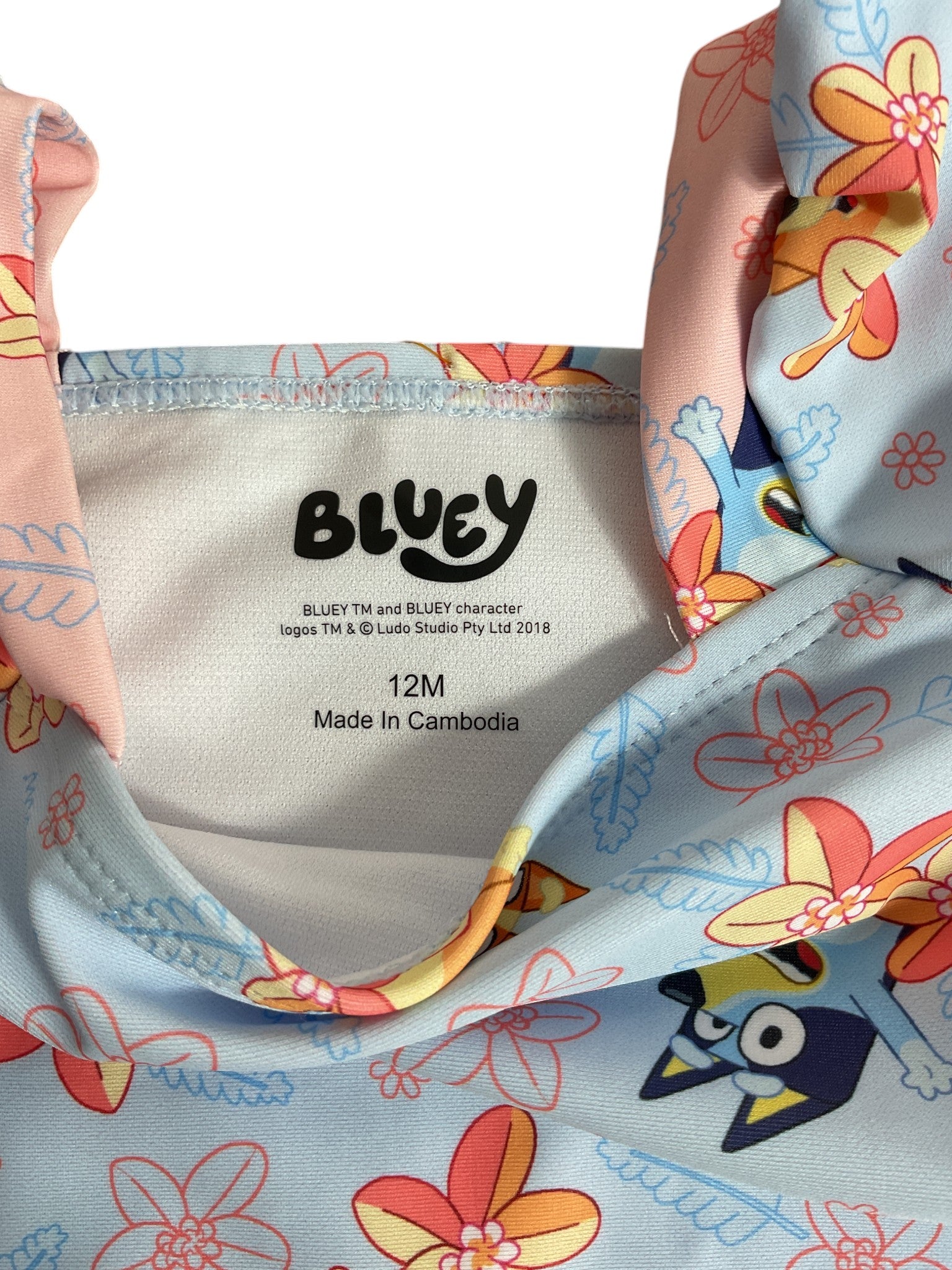 Traje de Baño niña 12M (Bluey)