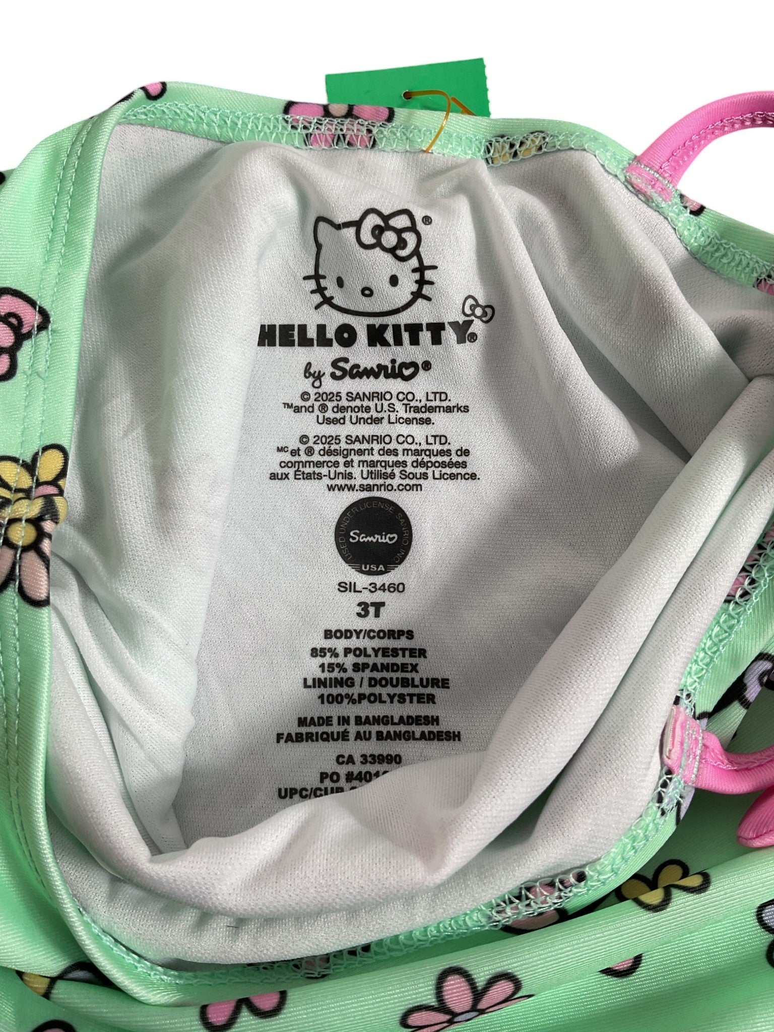 Traje de Baño niña 3T (Hello Kitty)