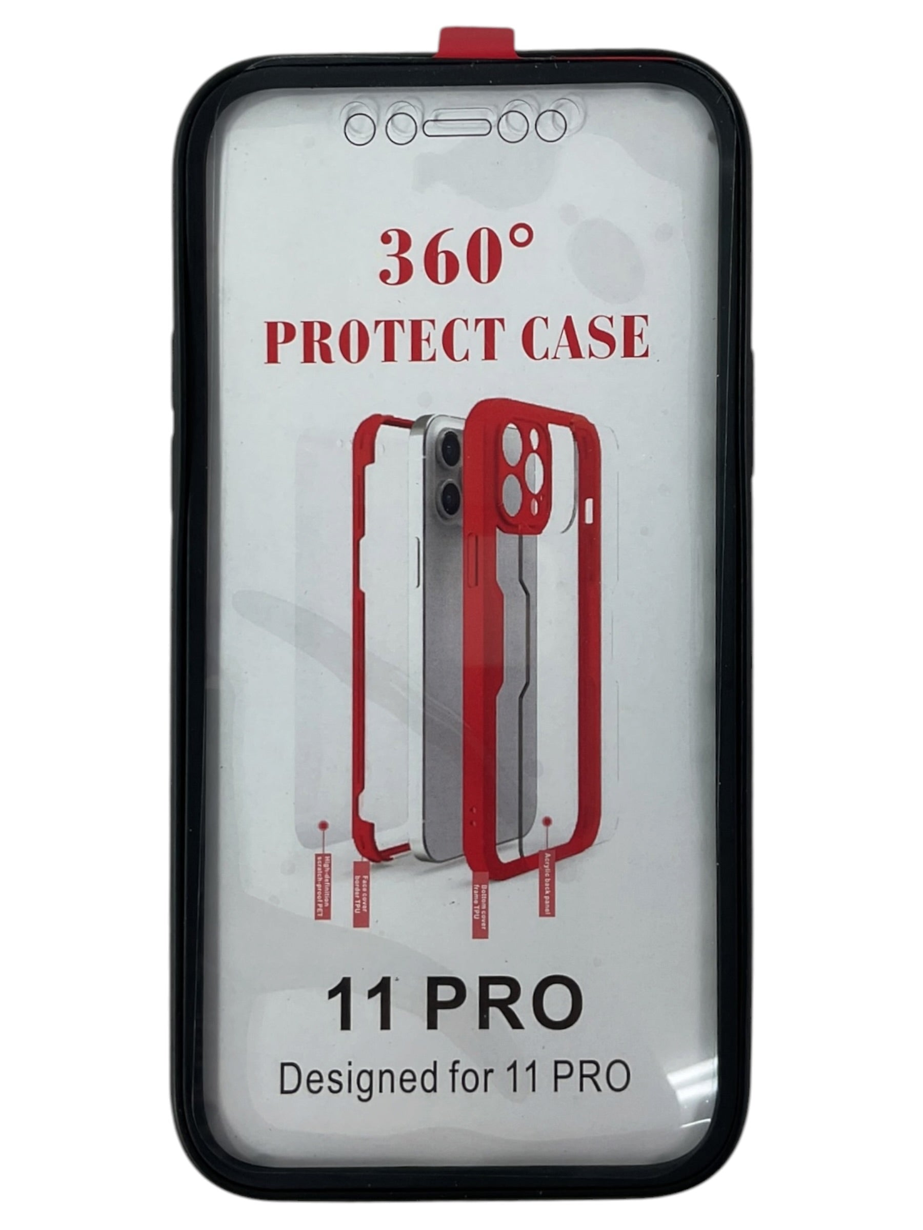 Case 360° Protect iPhone 11 Pro - vista frontal empaque
