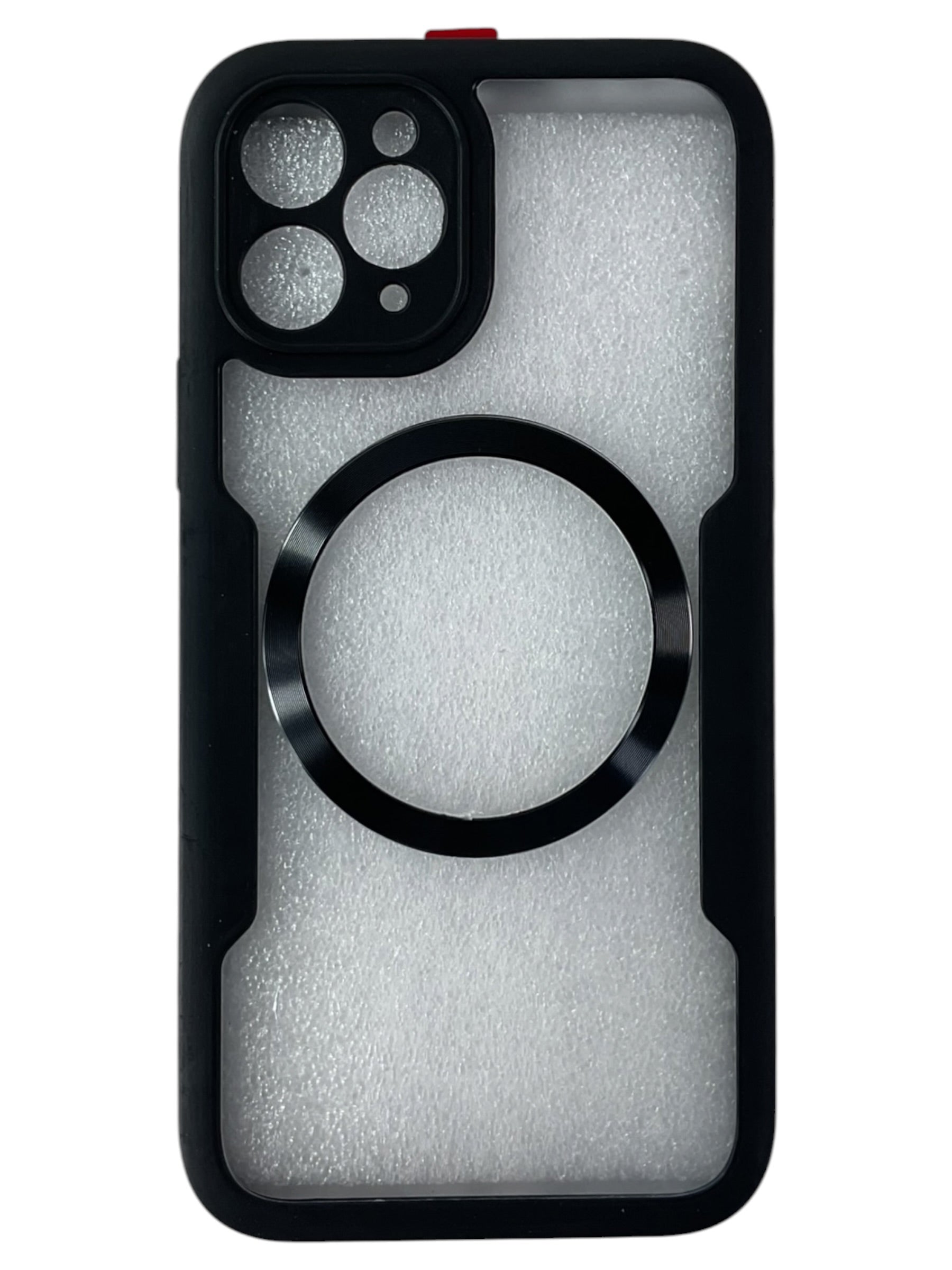 Case 360° Protect iPhone 11 Pro - vista trasera con anillo MagSafe negro