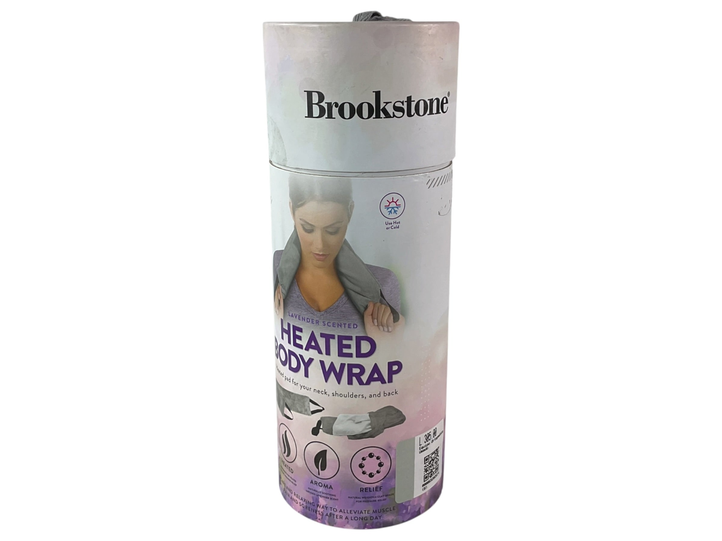 Almohadilla térmica Brookstone - vista enrollada