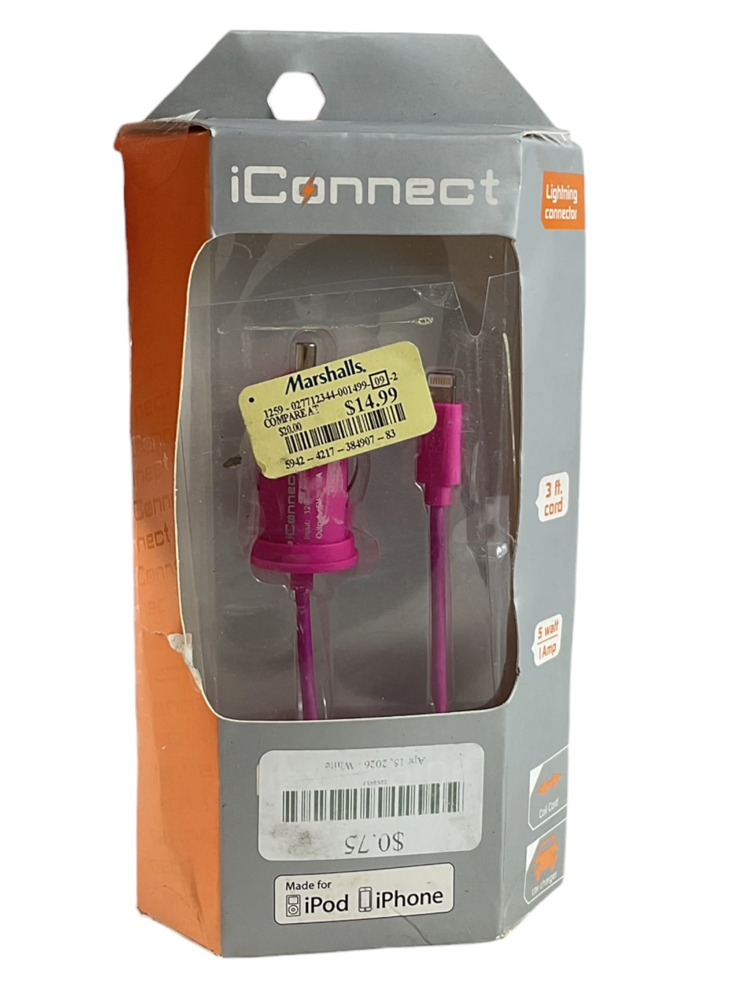 Cargador para auto Lightning (Connect)