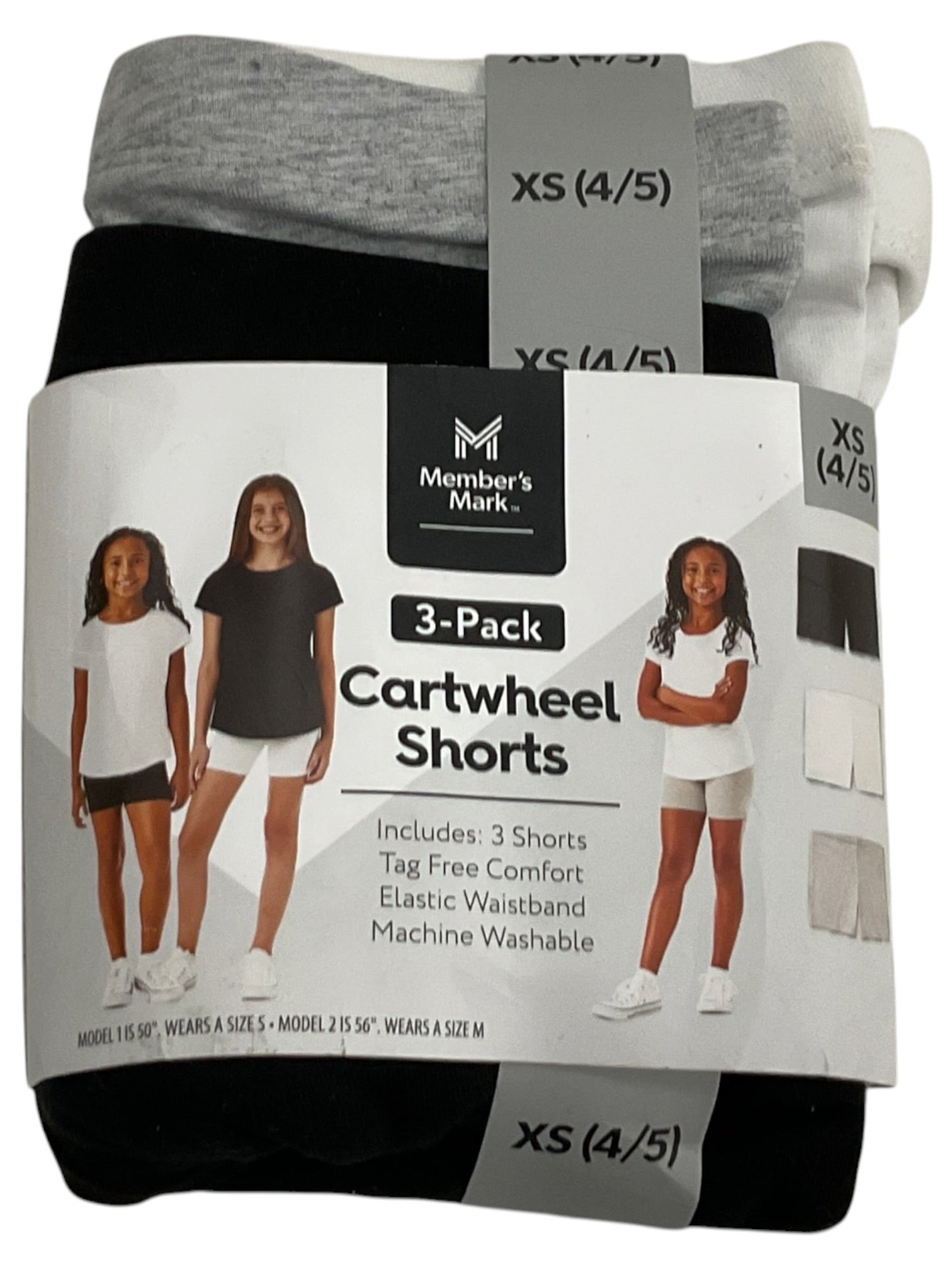 Set de shorts niña XS (Member’s Mark)