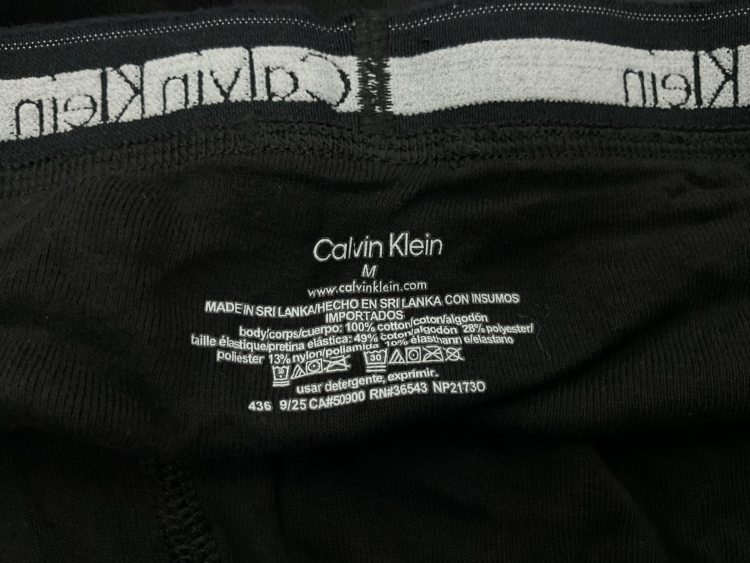 Set de ropa interior M (Calvin Klein)