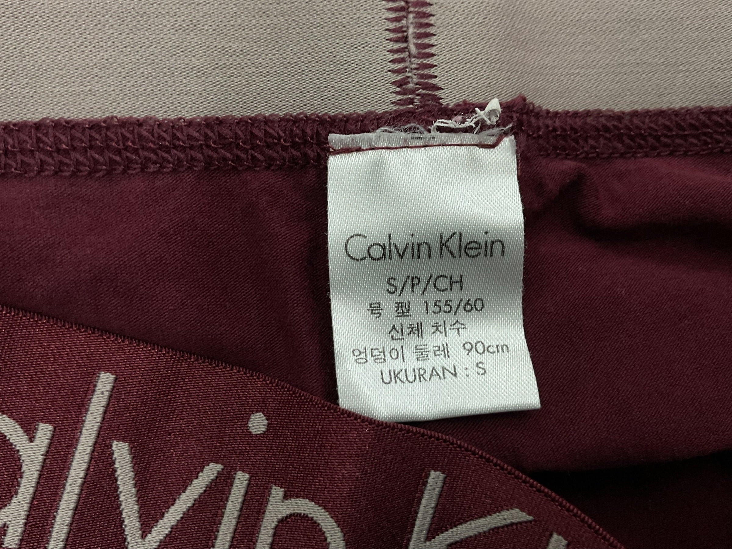 Set de ropa interior S (Calvin Klein)
