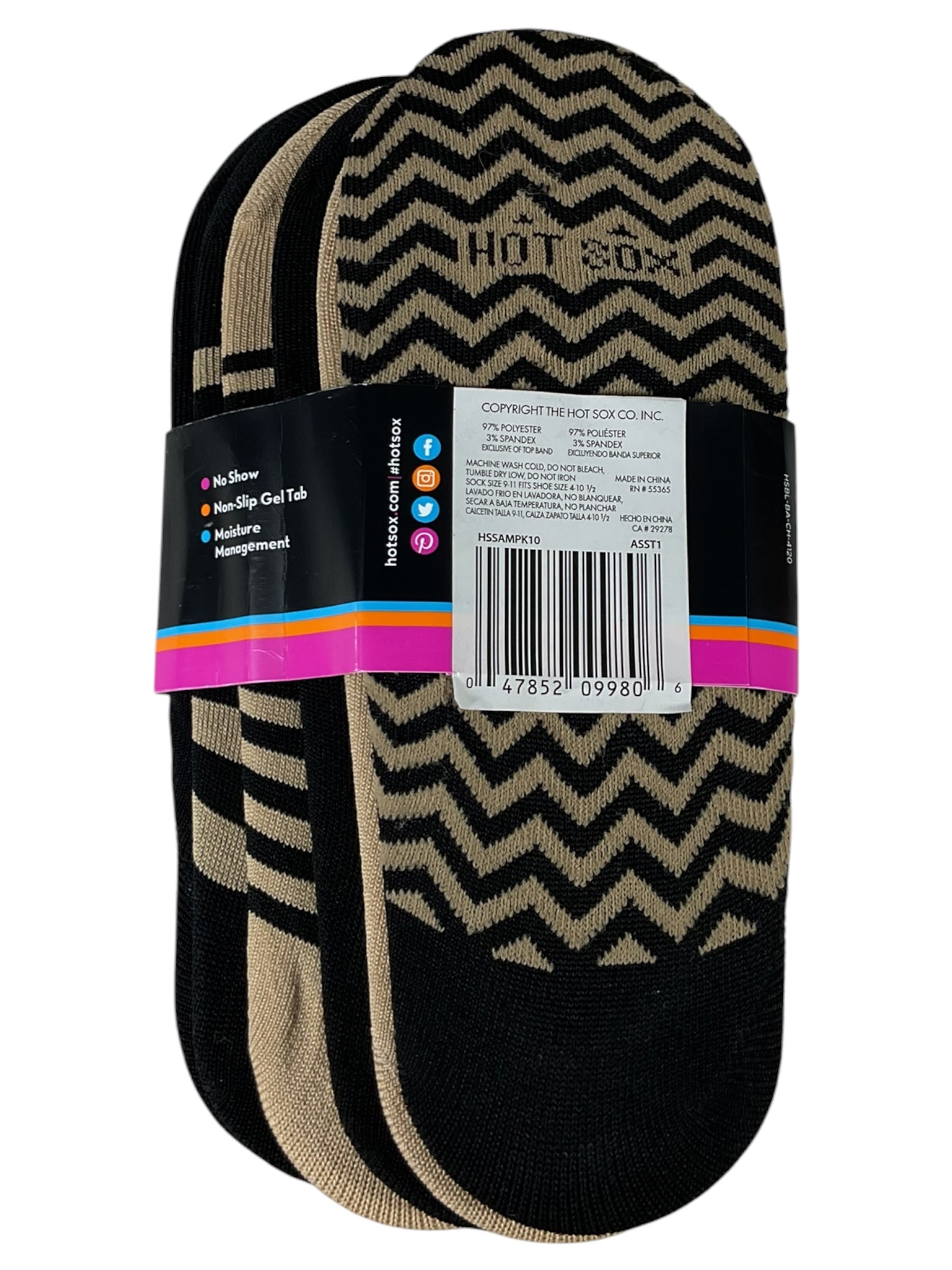 Set de calcetines invisible 4-10 (Hot Sox)