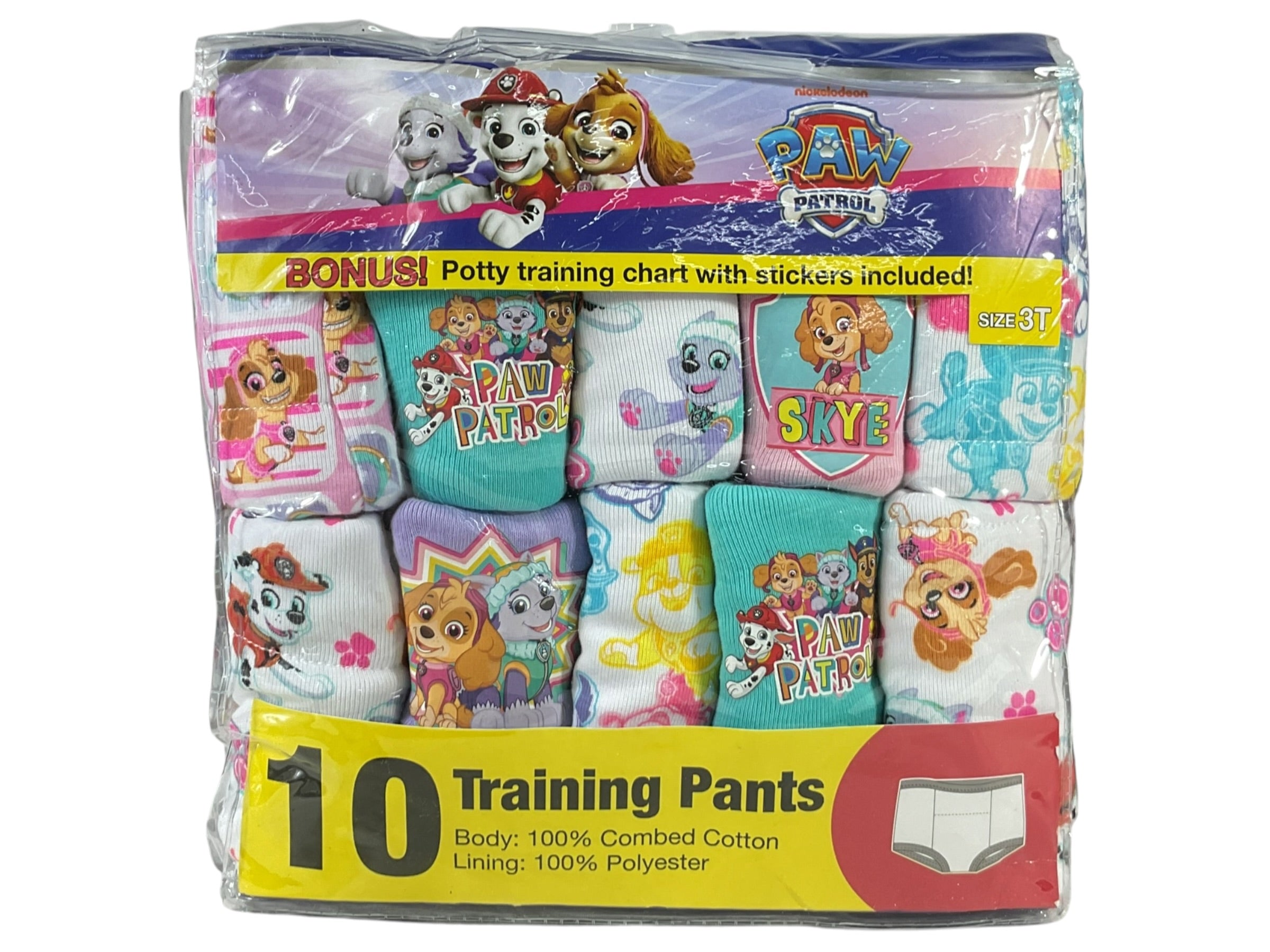 Set de ropa interior de niña 3T (PAW PATROL)