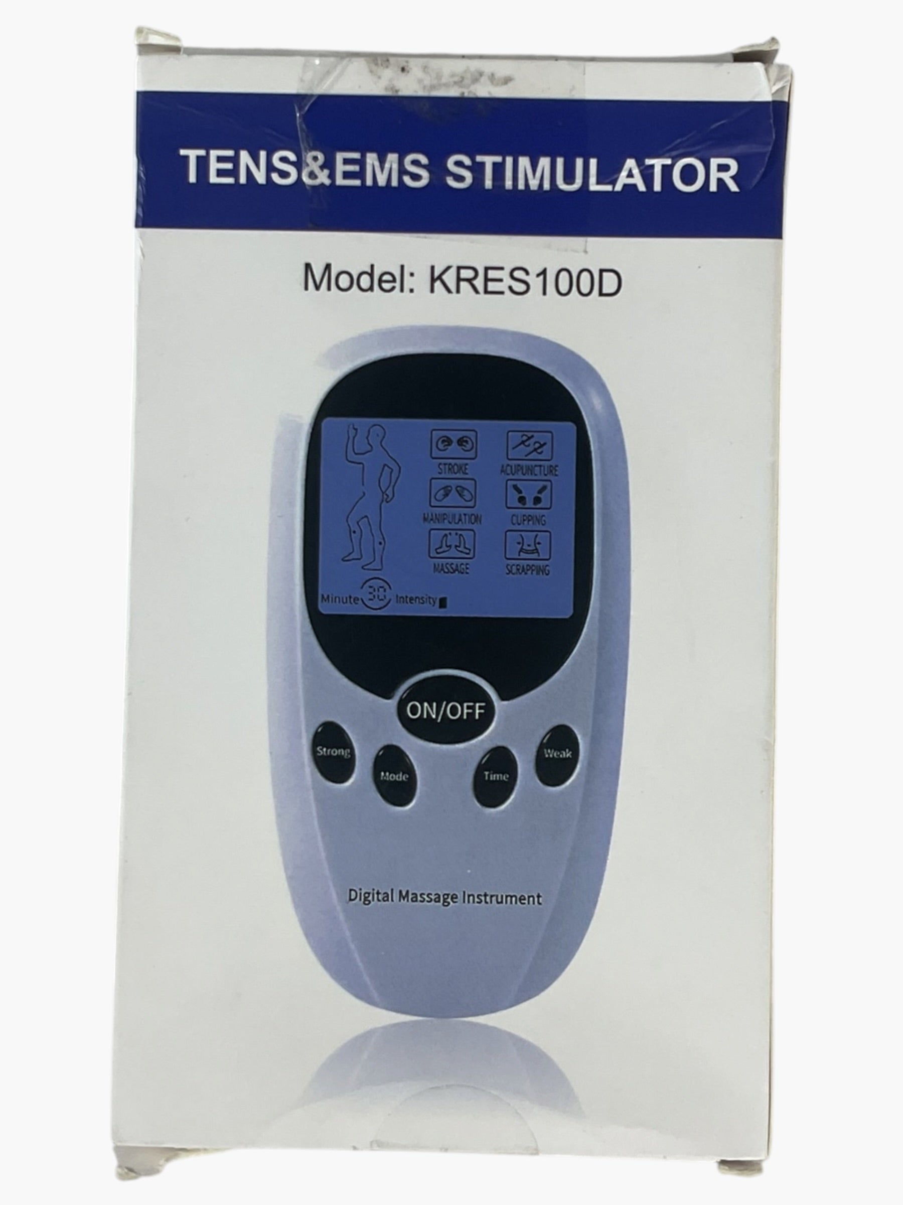Controlador negro del estimulador TENS y EMS GOLD HAND
