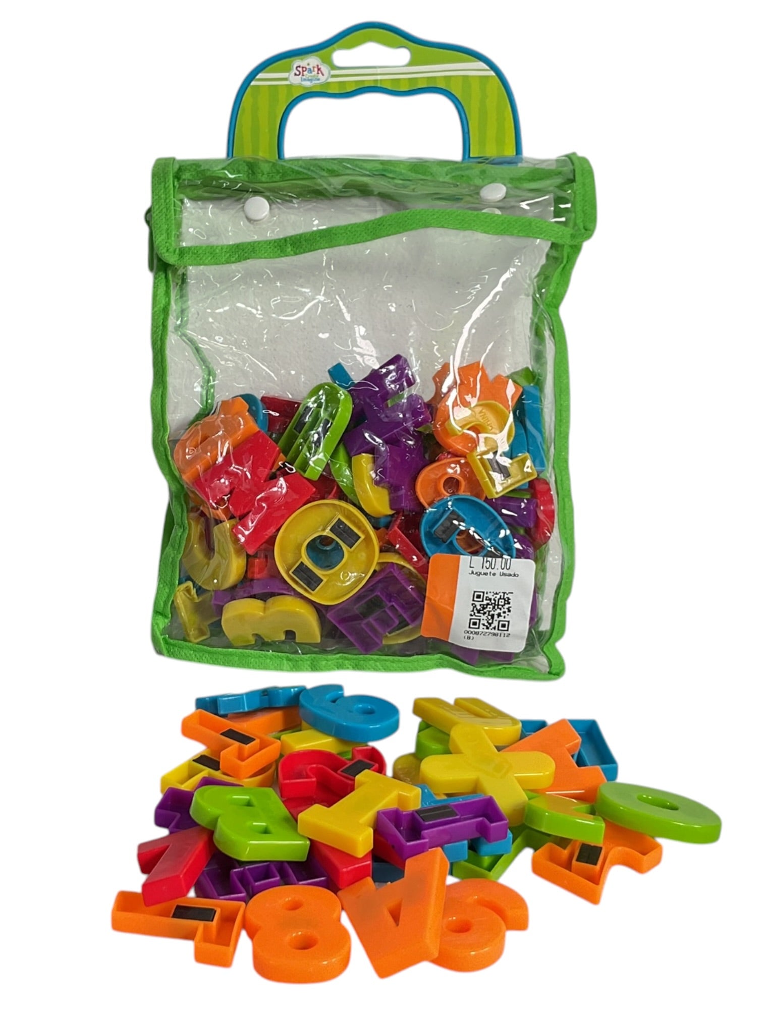 Set de alfabeto y números magnéticos