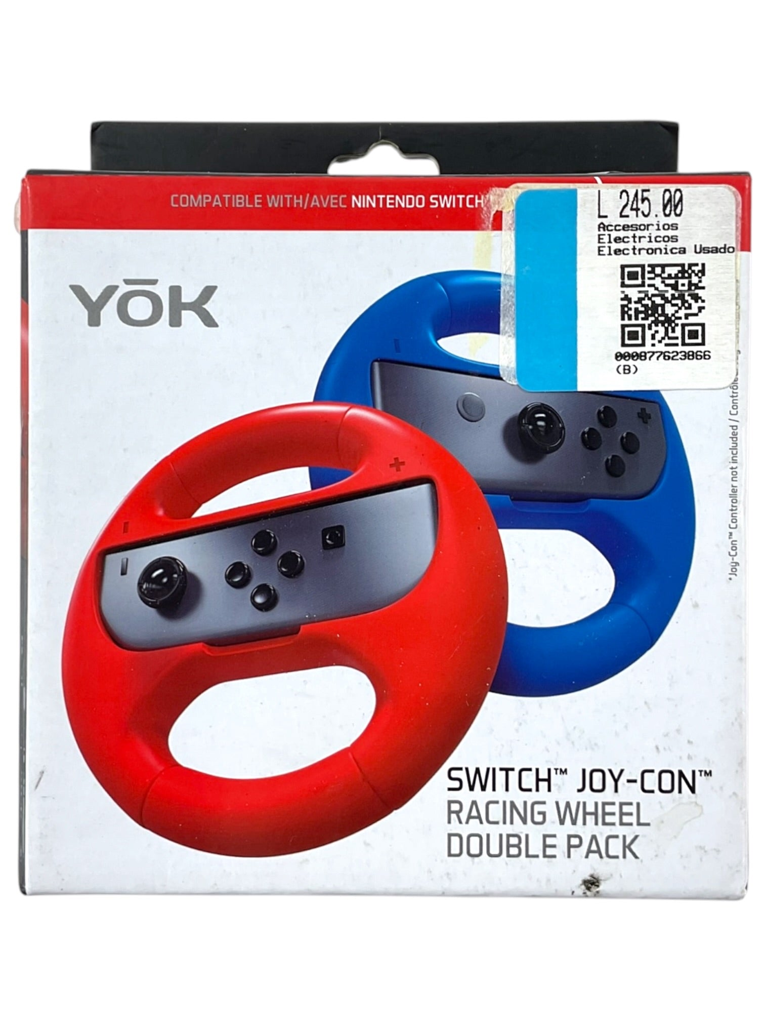 Set de volantes de carrera para controles de Nintendo Switch