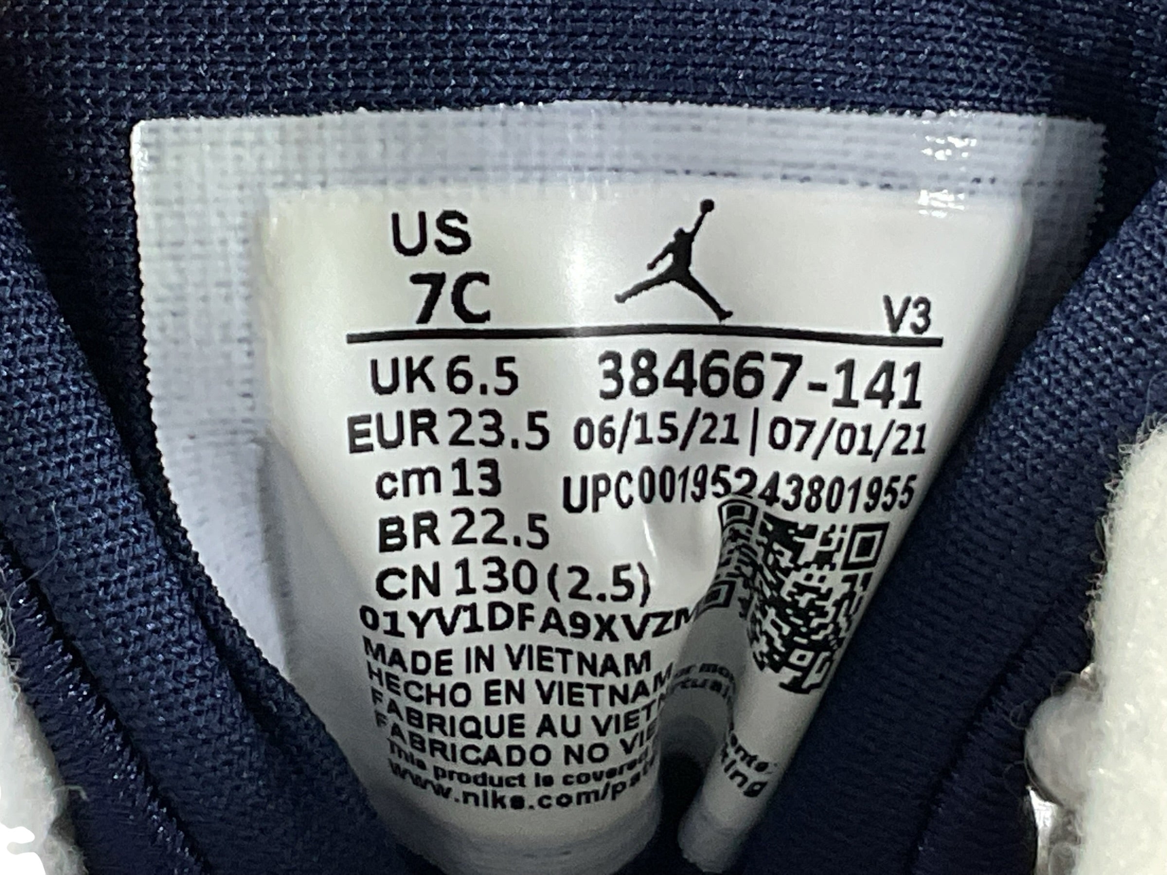 Tenis niño 7 (Jordan)