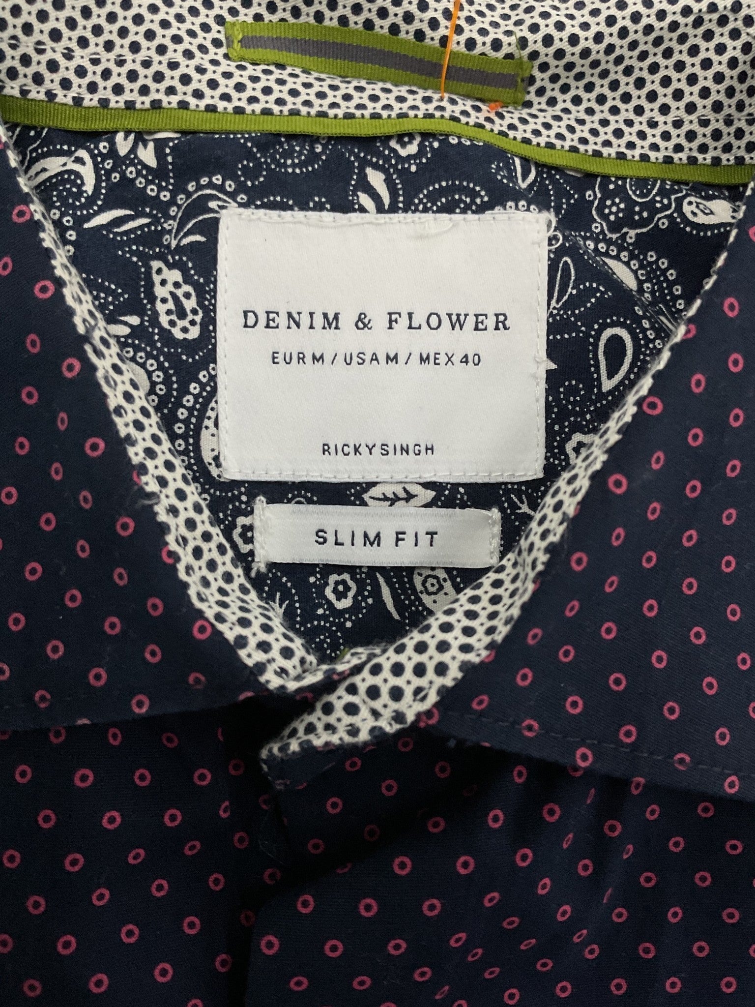 Camisa M (Denim & Flower)