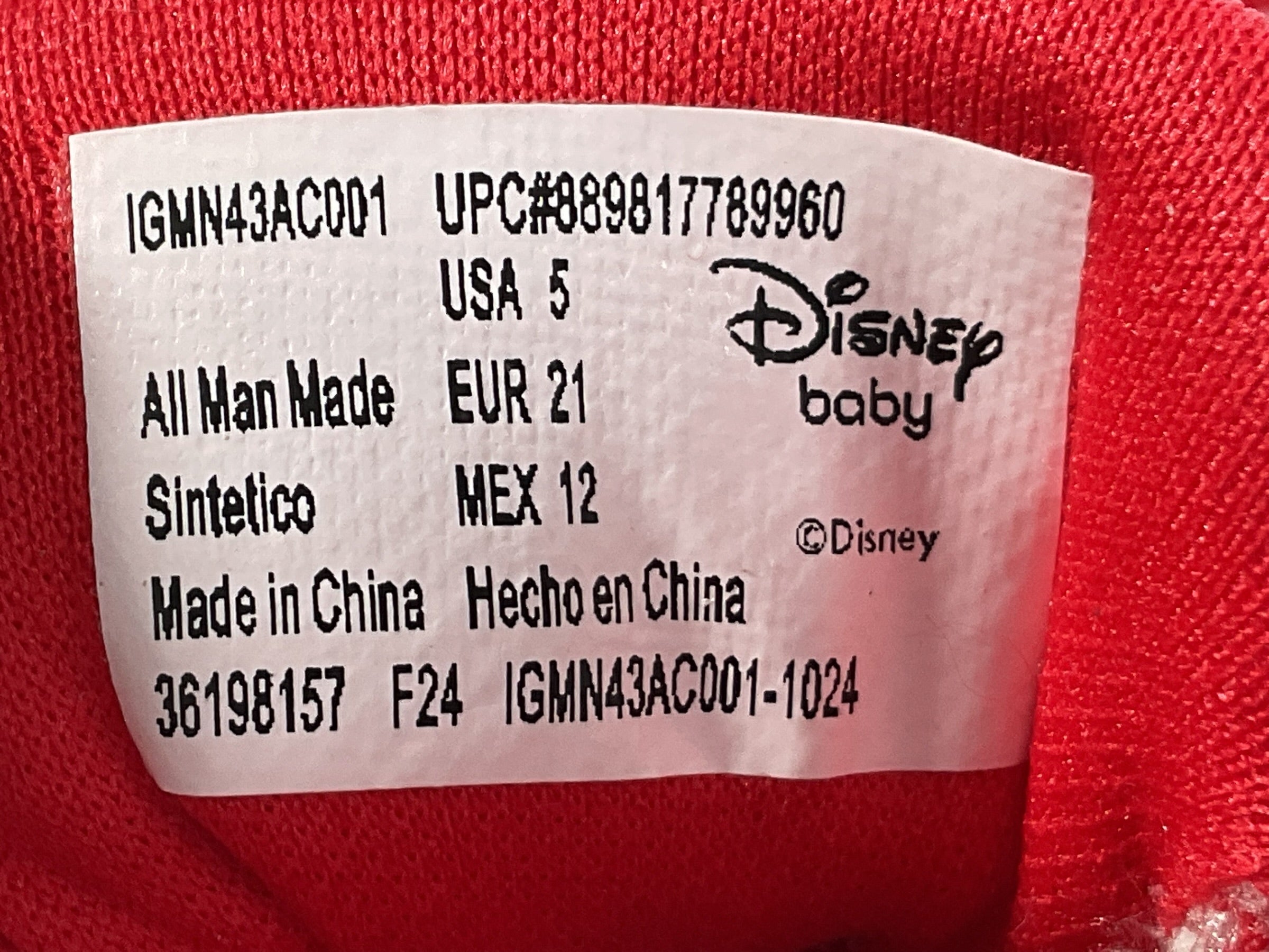 Tenis niña 5 (Disney)