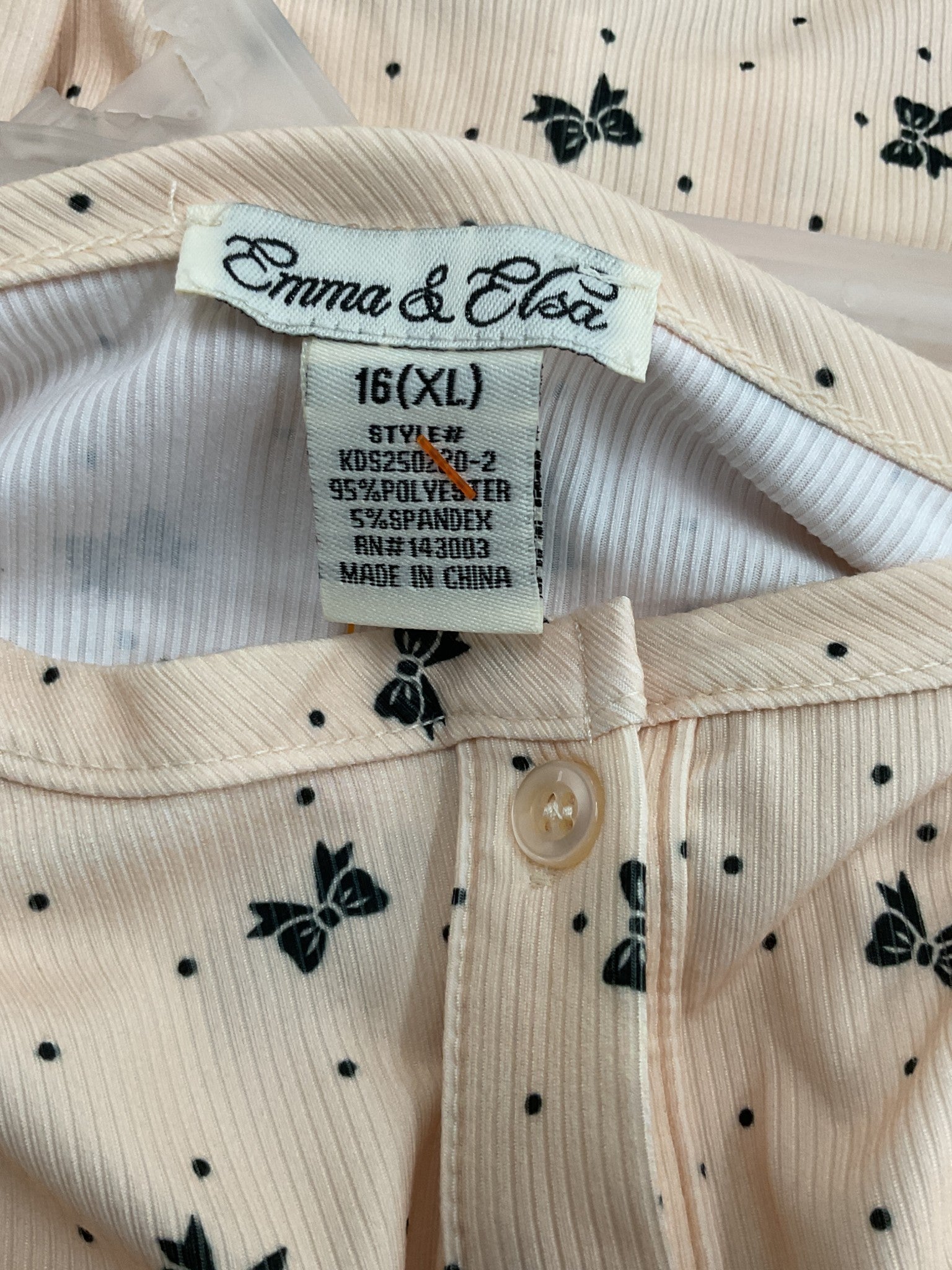 Blusa Niña XL 16 (EMMA & ELSA)