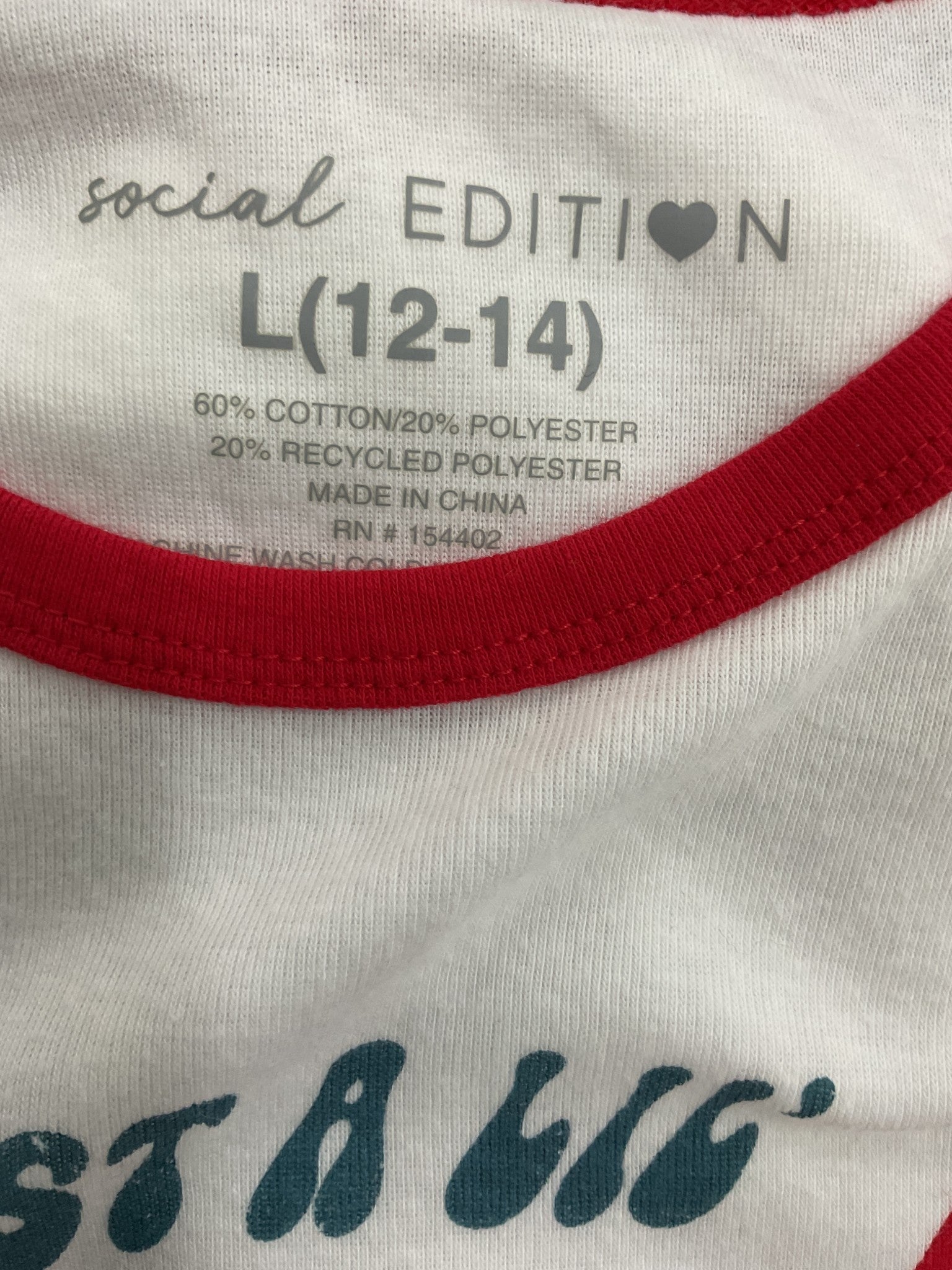 Blusa niña L