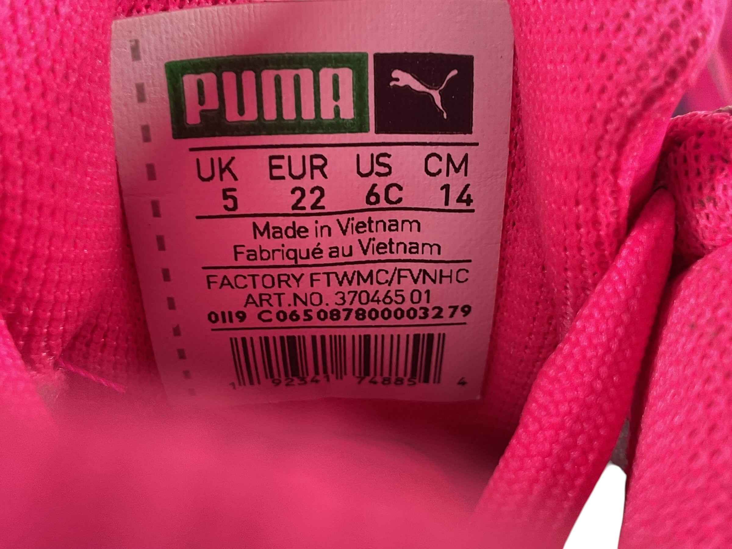 Tenis niña 6 (PUMA)