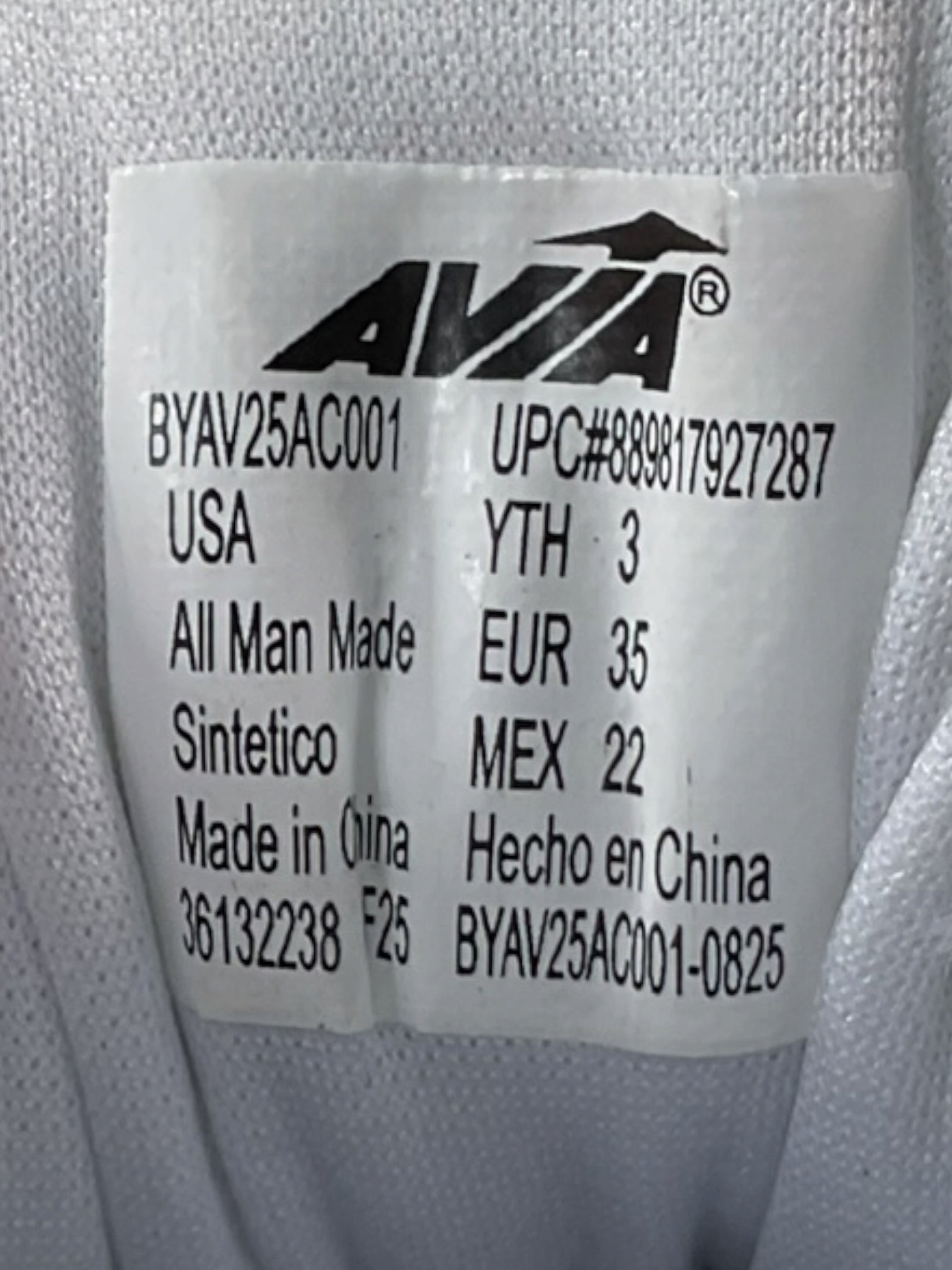 Tenis niño YTH 3 (AVIA)