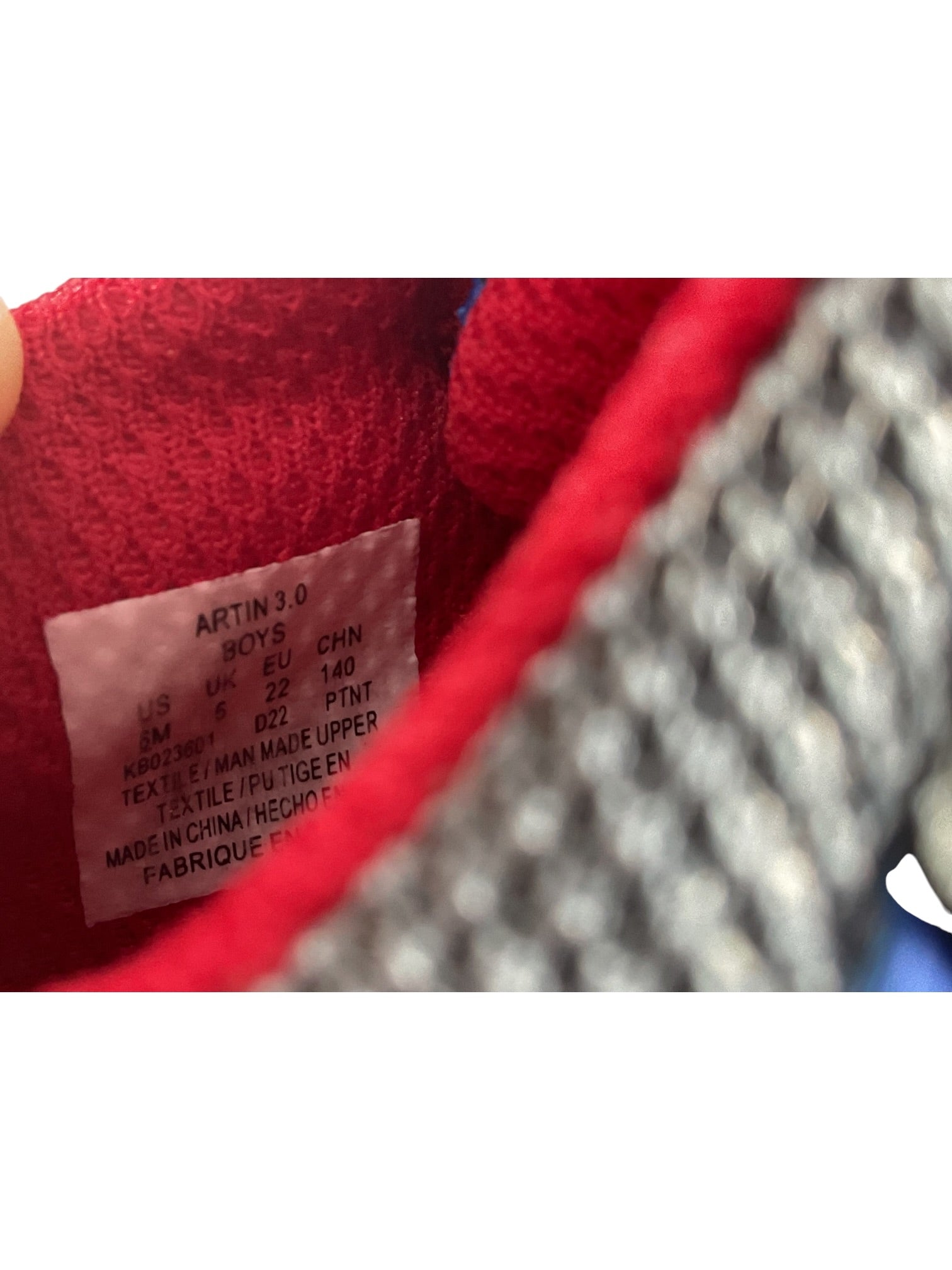 Tenis niño 6
