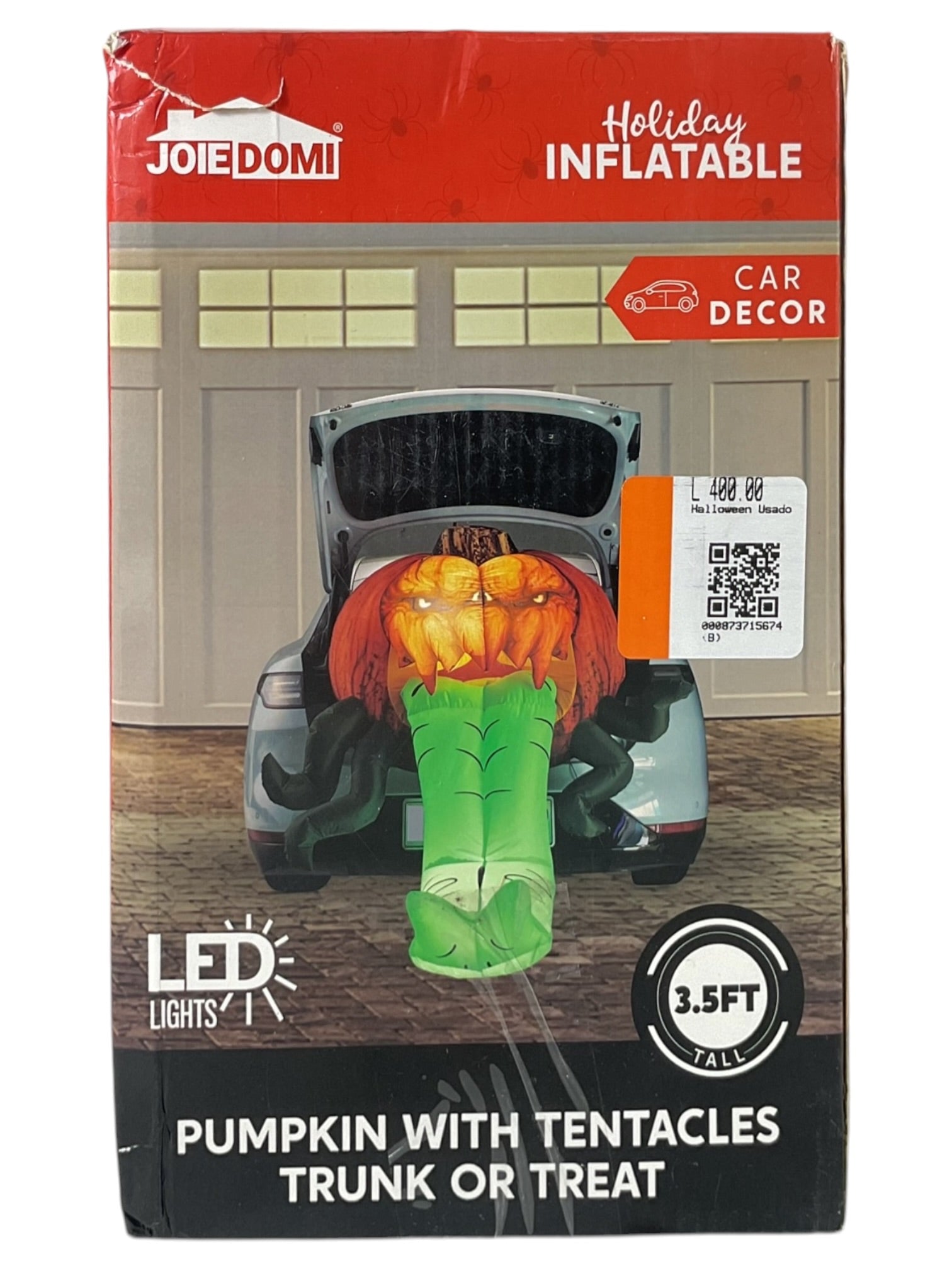 inflable decorativo de Halloween para el baúl del auto (JOIEOMI)