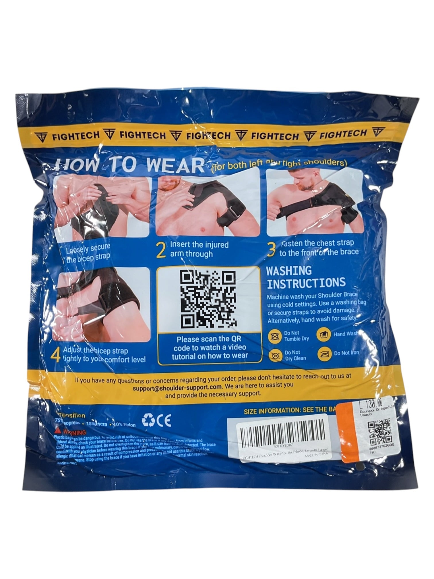 hombrera ortopédica de compresión (FIGHTECH Shoulder Brace)