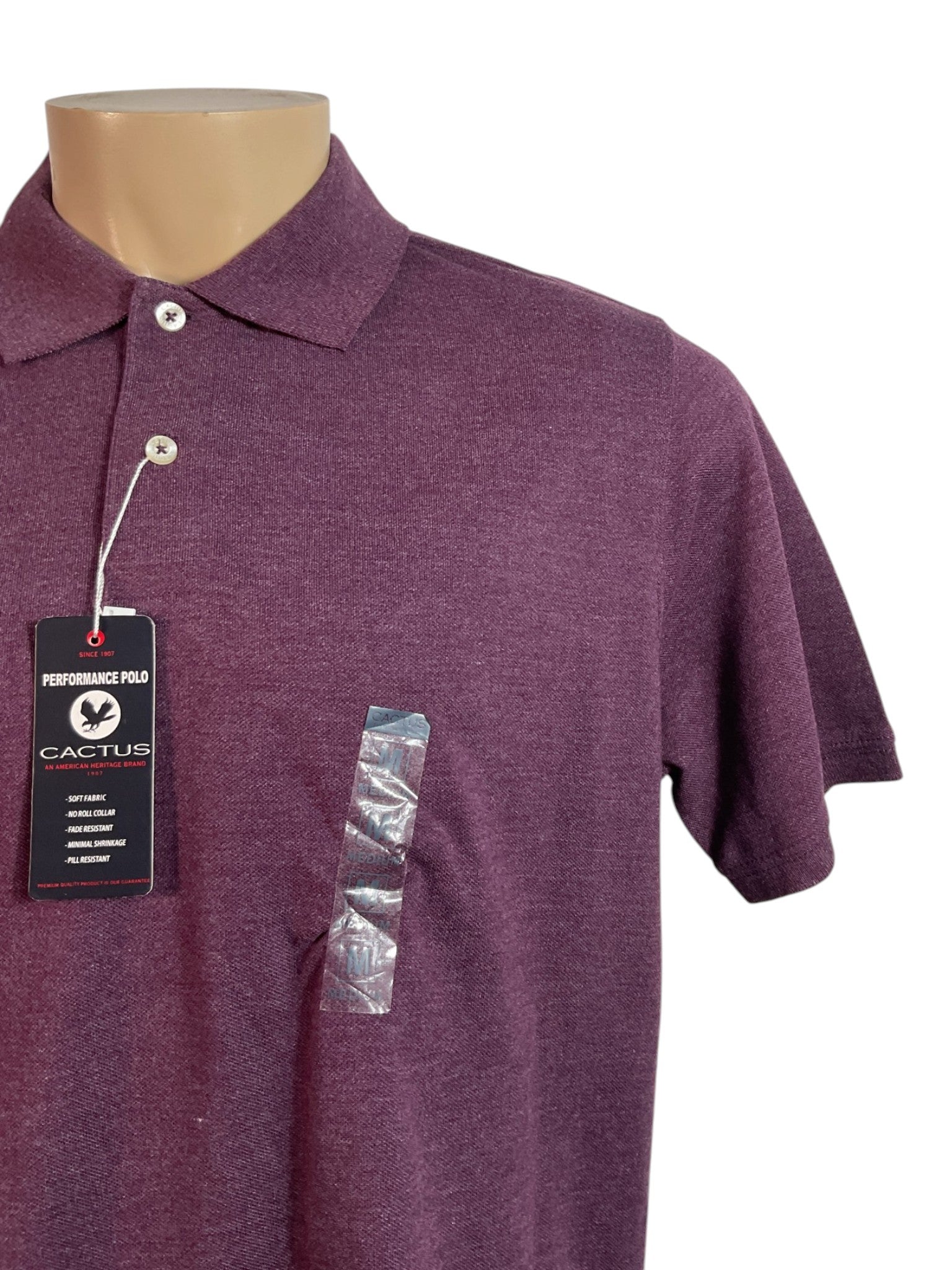 Camisa tipo polo M (Cactus)