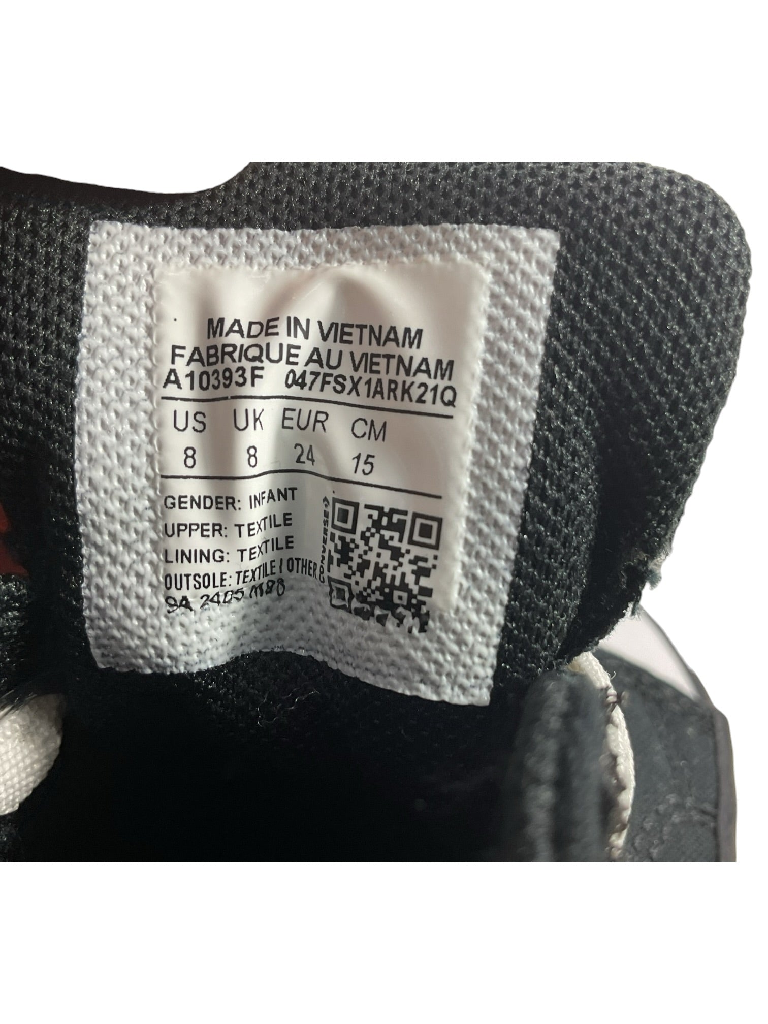 Tenis niño 8 (CONVERSE)