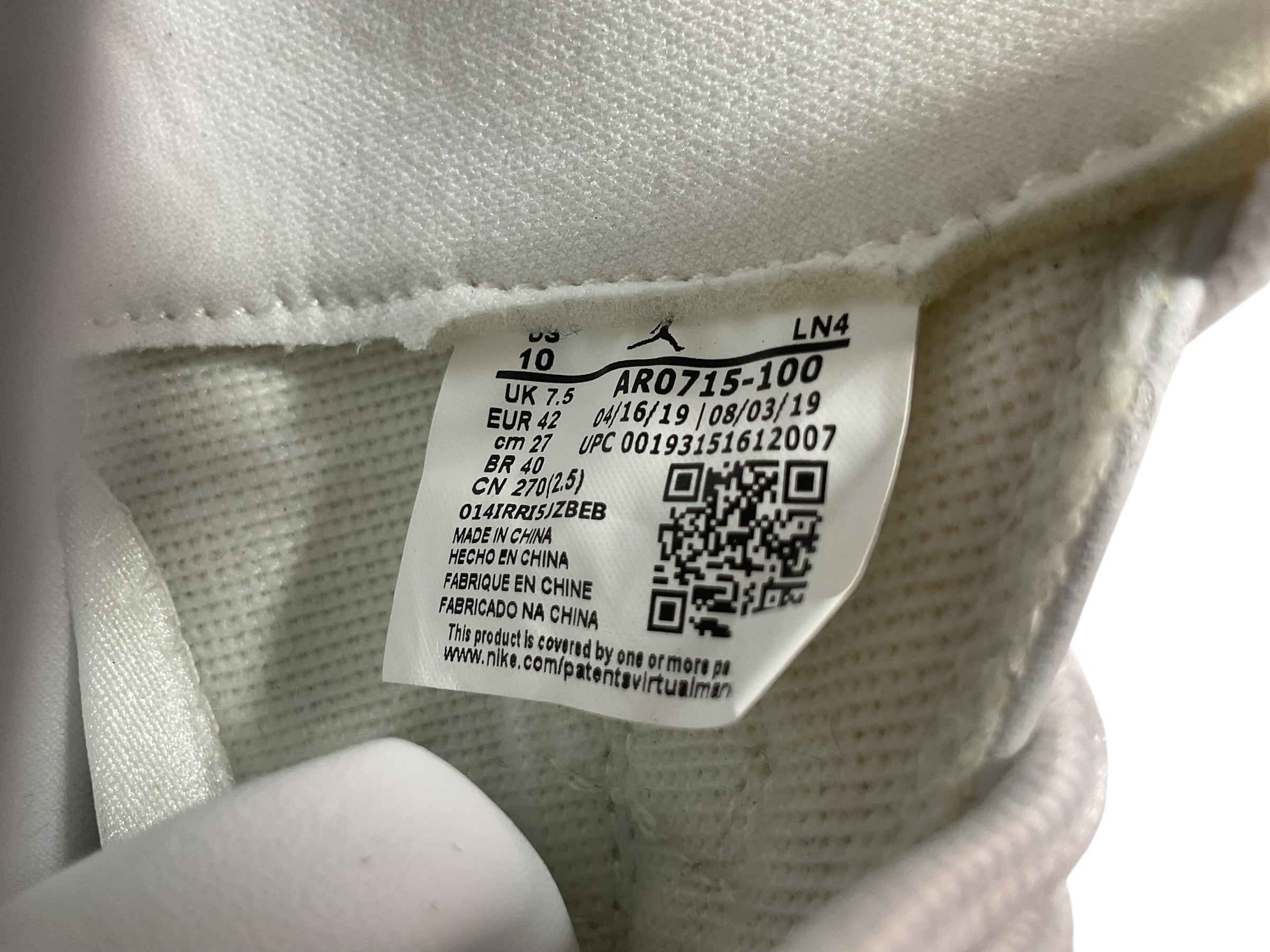 Tenis 10 (Jordan)