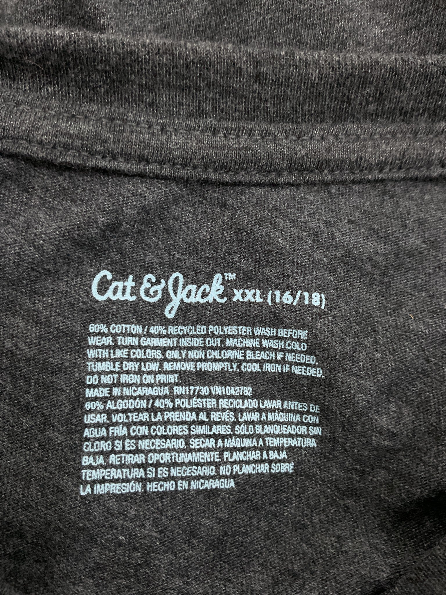 Camisa Niño XXL 16/18 (CAT & JACK)