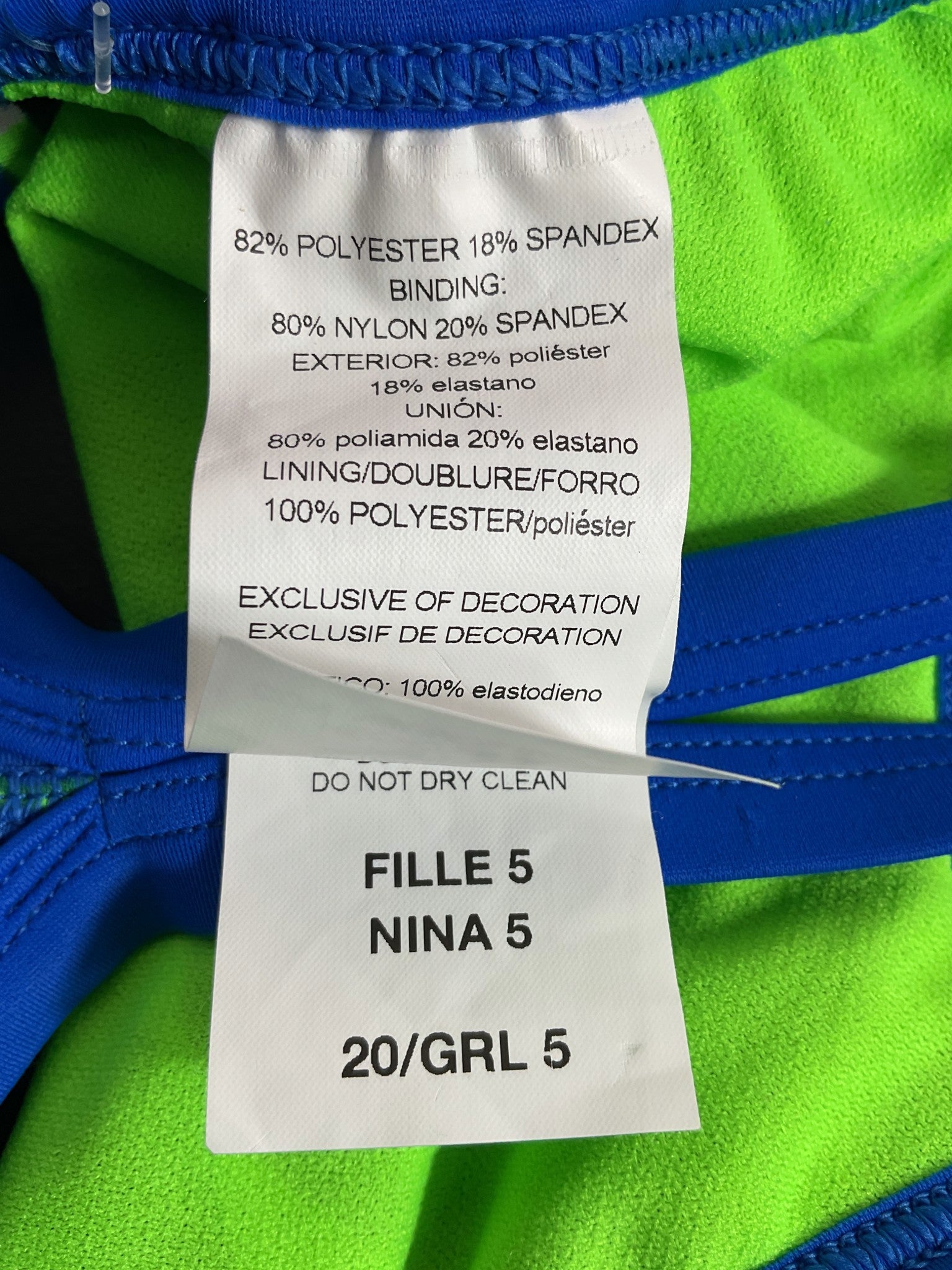 Traje de Baño niña 5 (Nike)