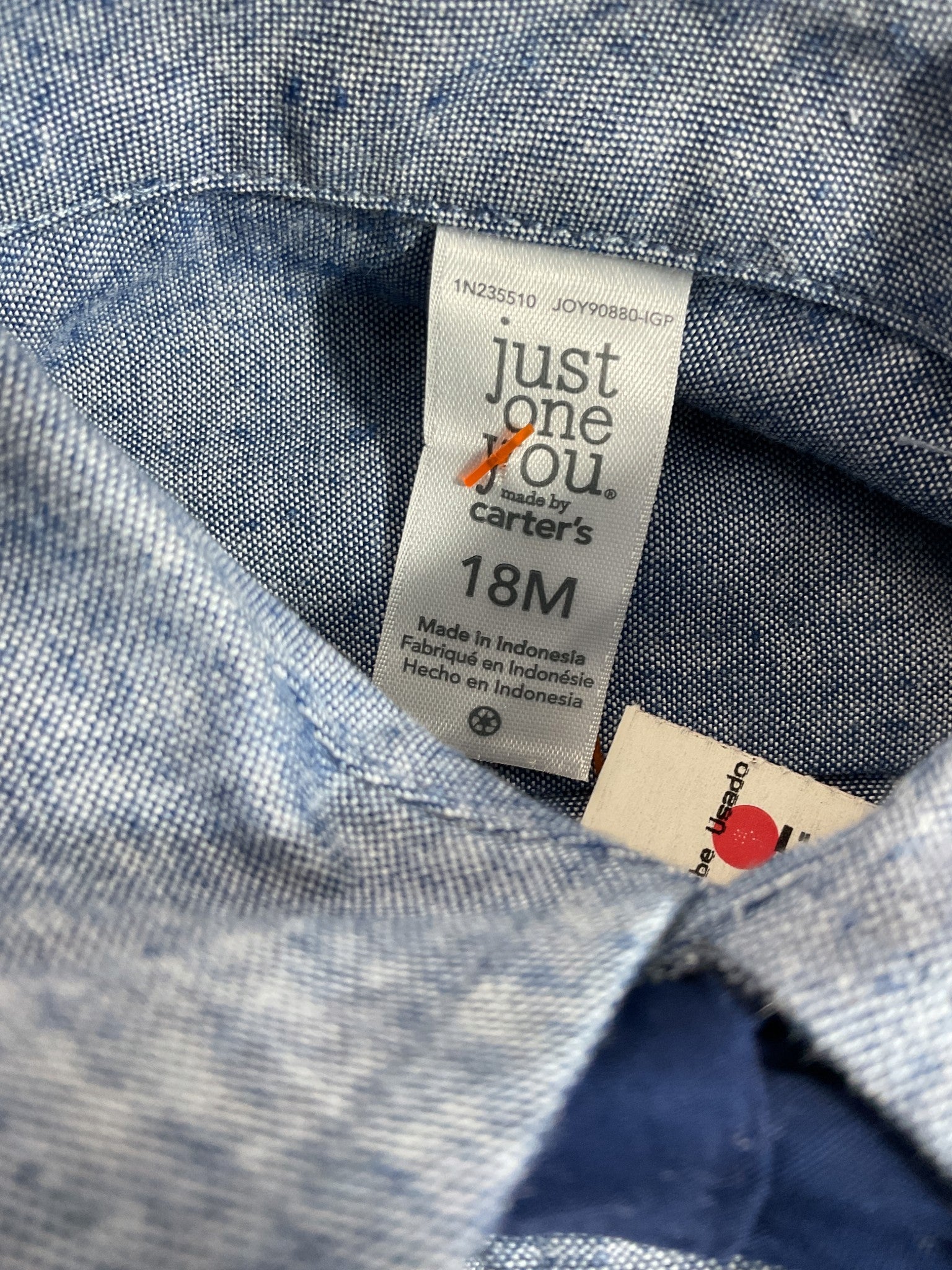 Traje de Bebe 18M (Carter's)