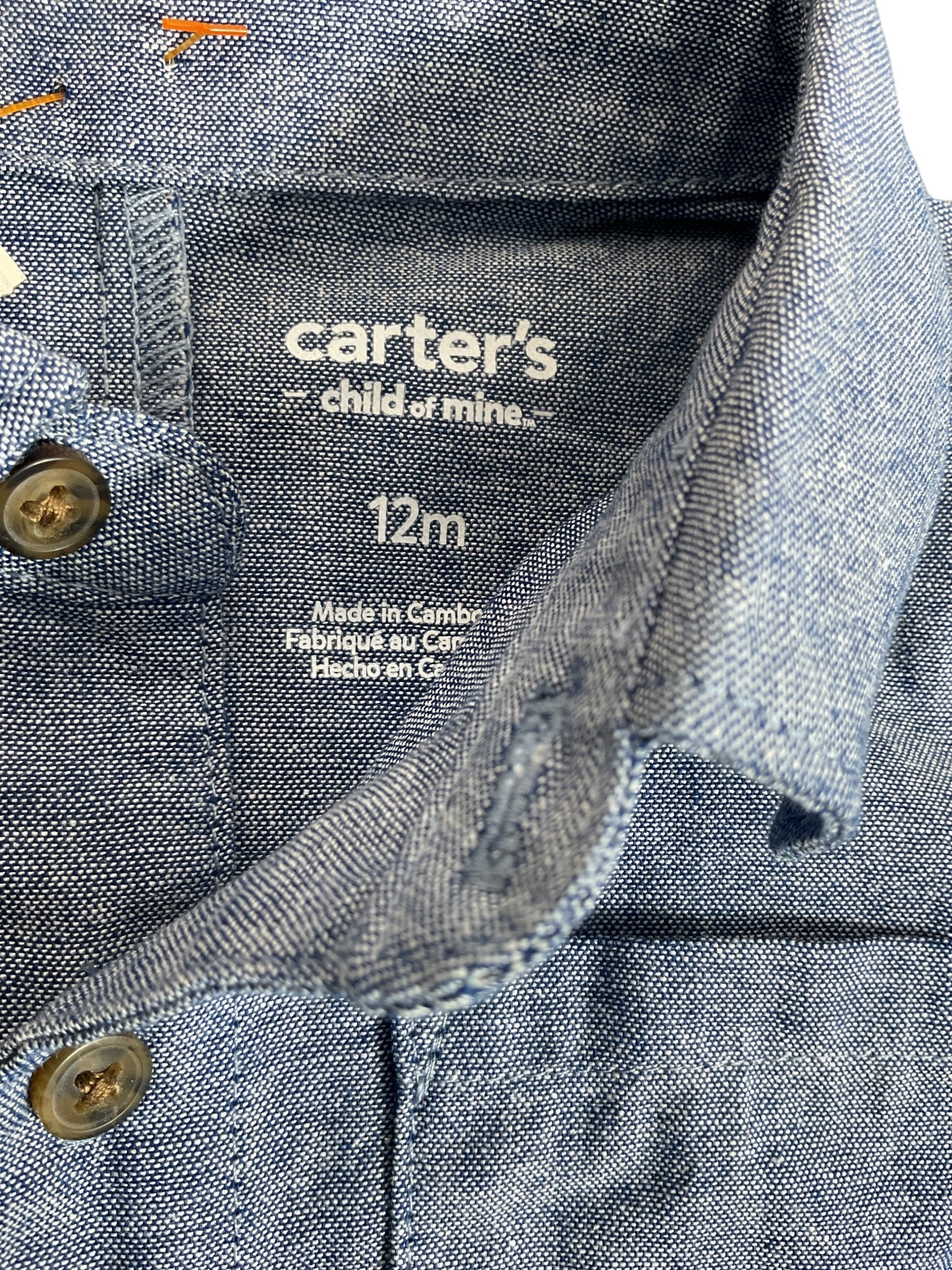 Traje de Bebe 12M (Carter's)