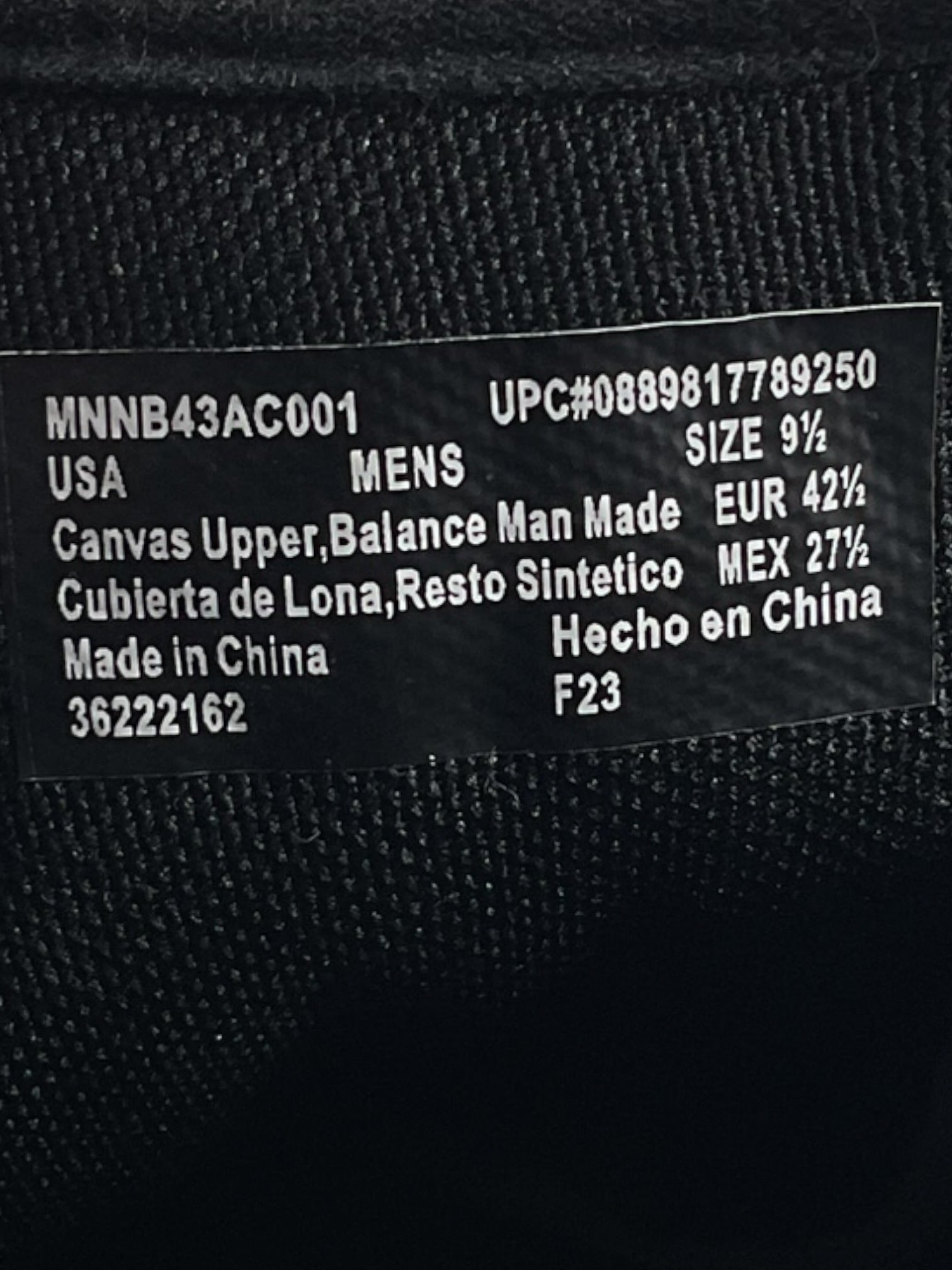 Tenis 9.5 (NOBO)