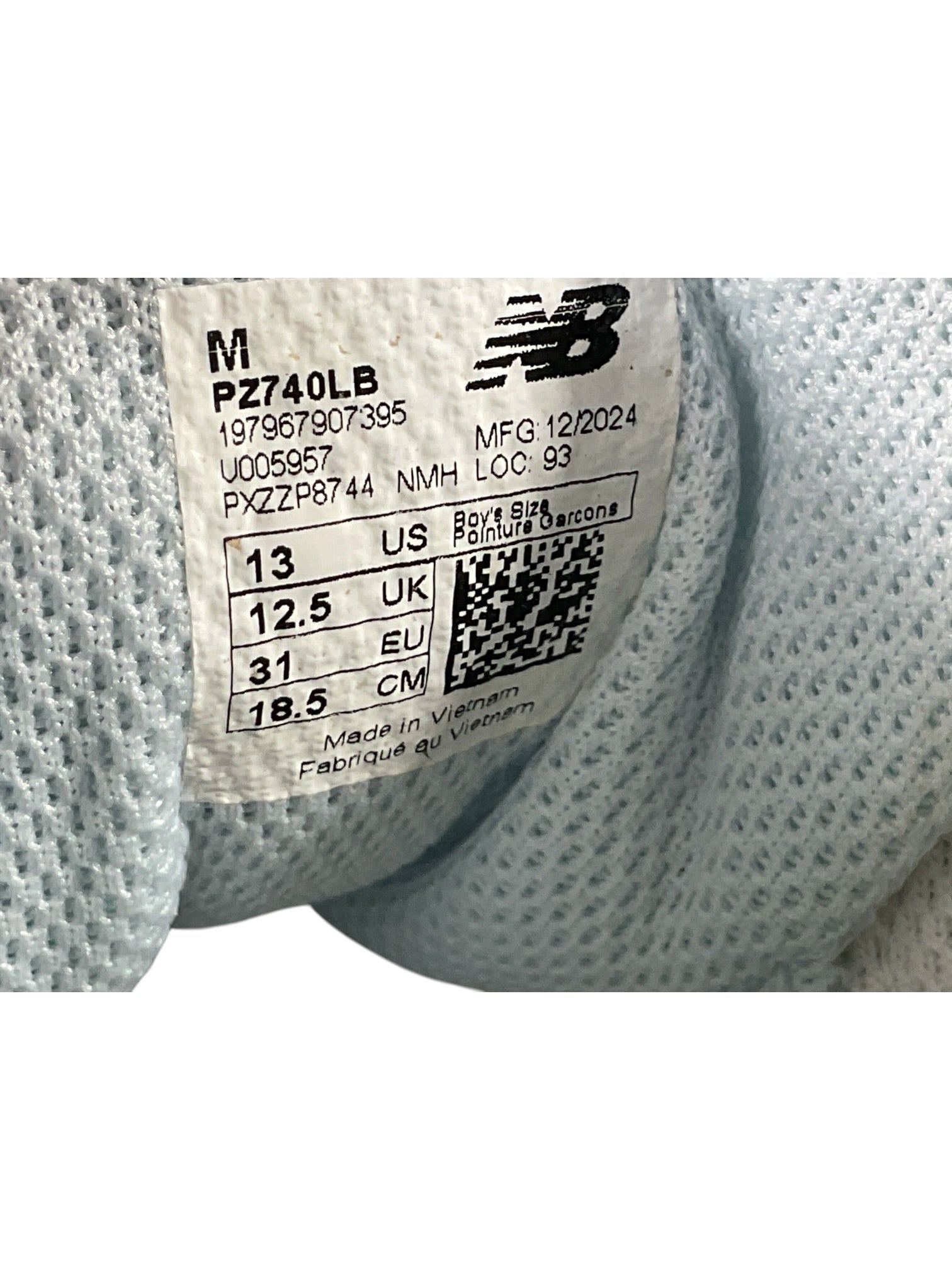 Tenis niño 13 (New Balance)