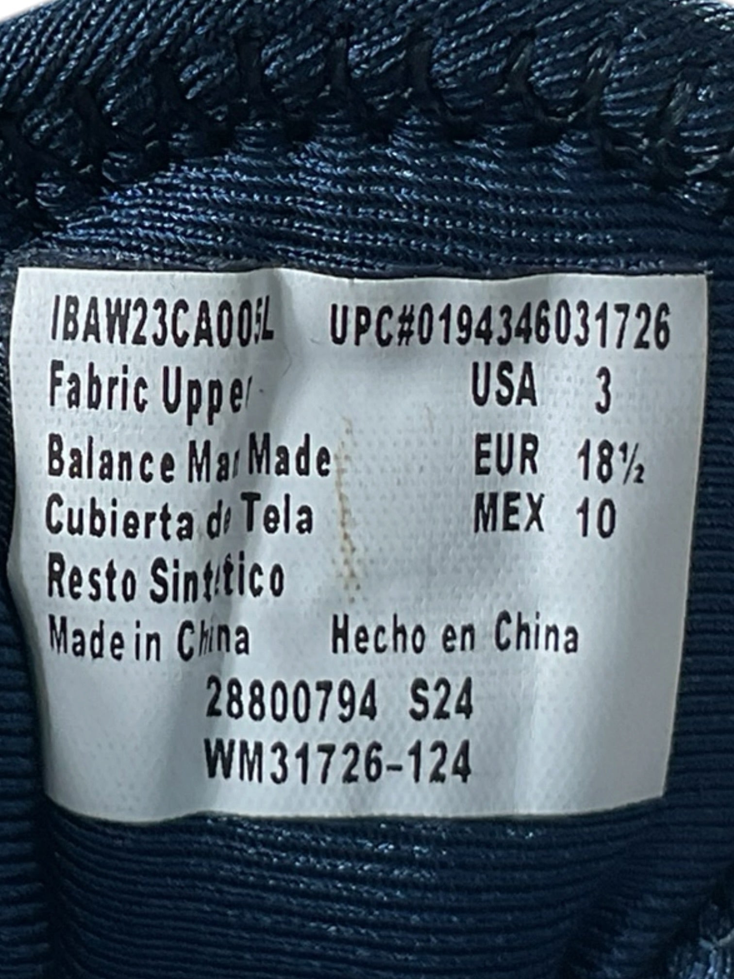 Tenis niño 3 (Athletic)