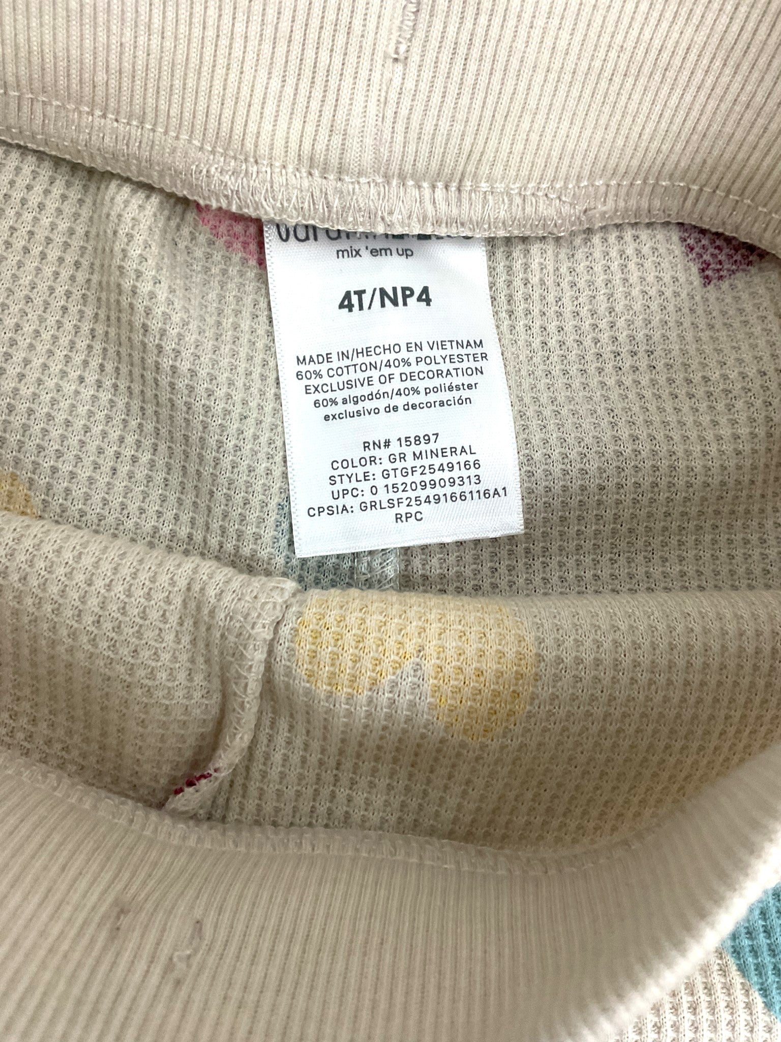 Pantalón niña 4T (Garanimals)