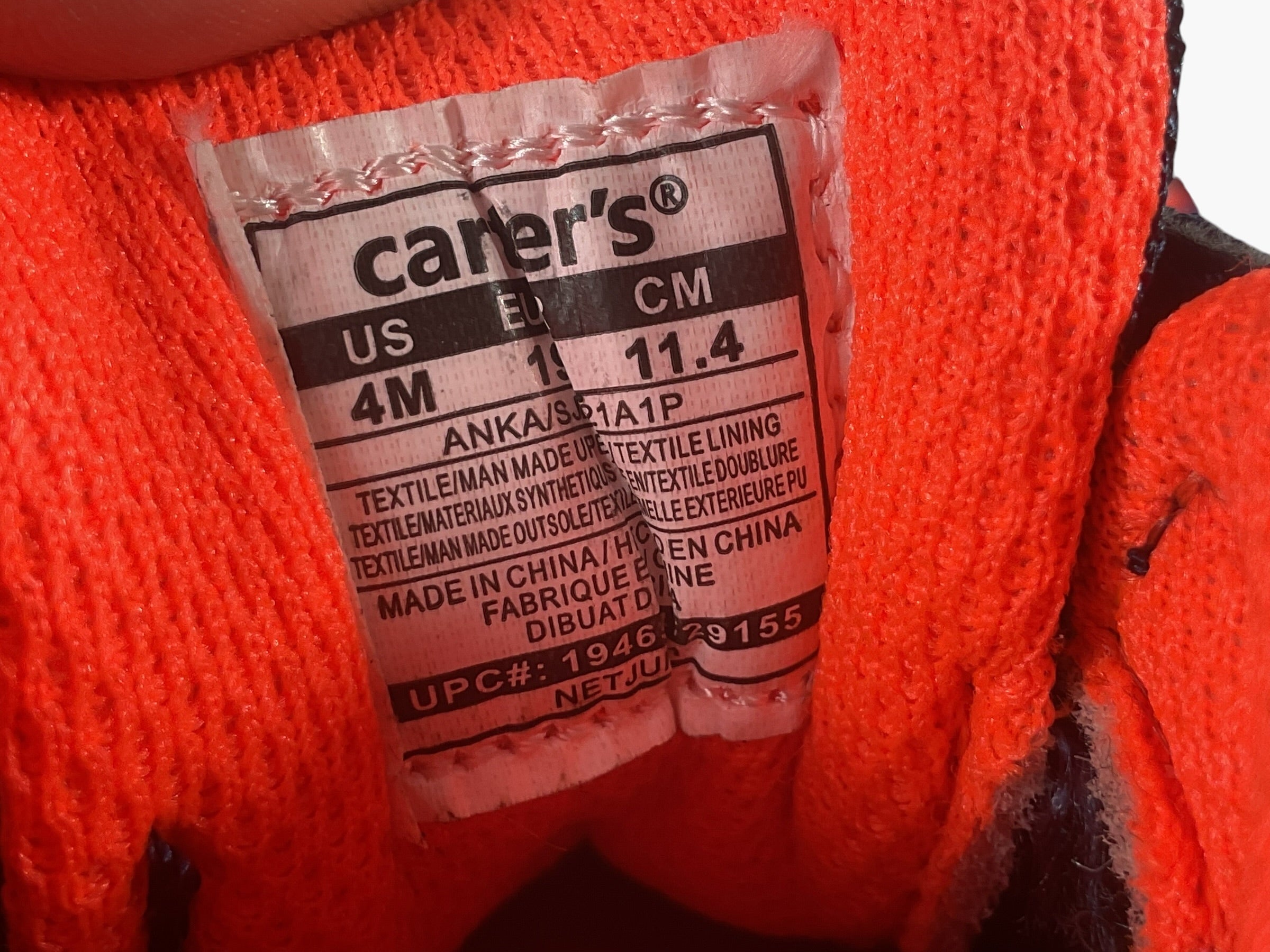 Tenis niño 4 (Carter’s)