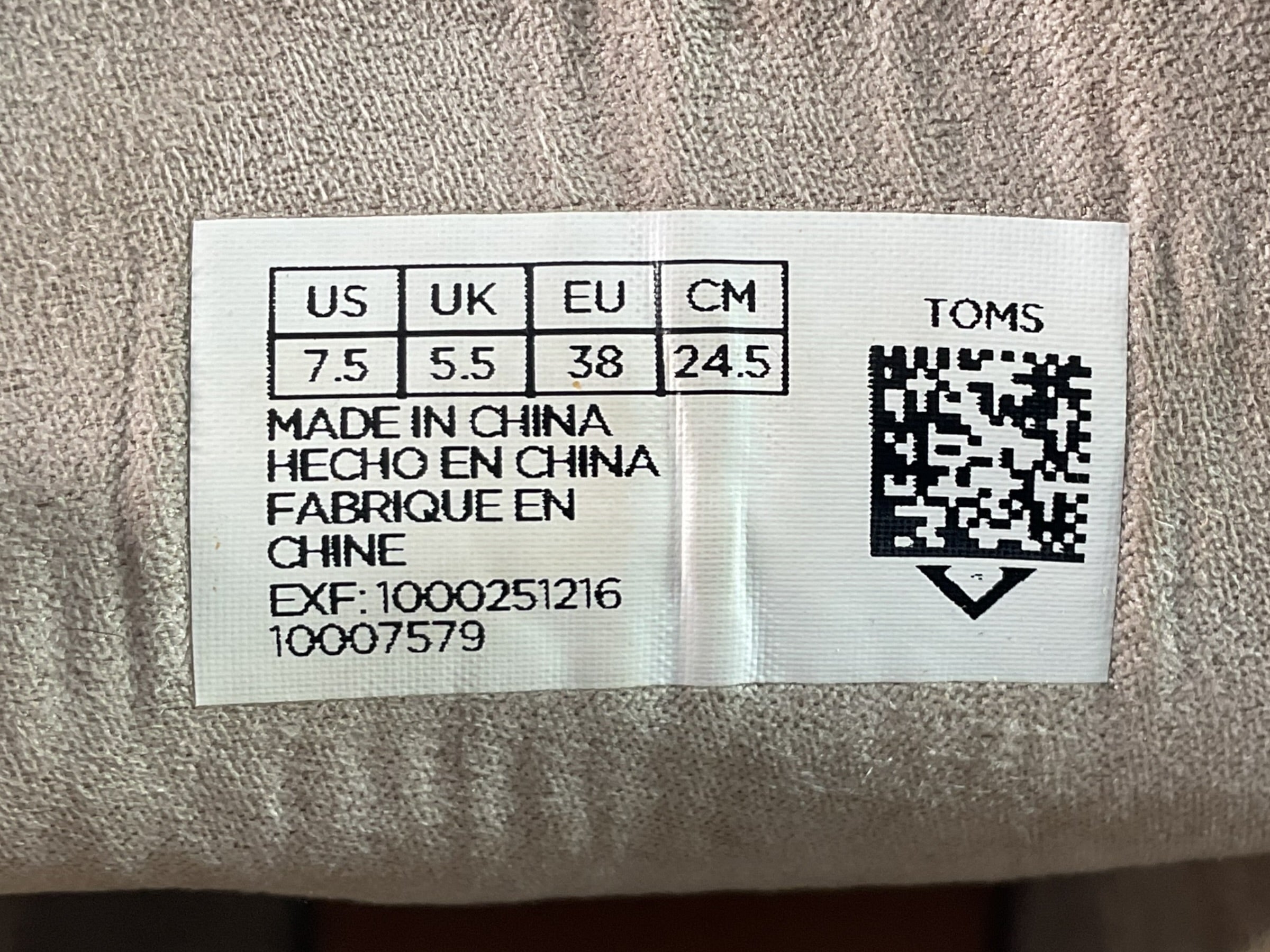 Botín 7.5 (Toms)